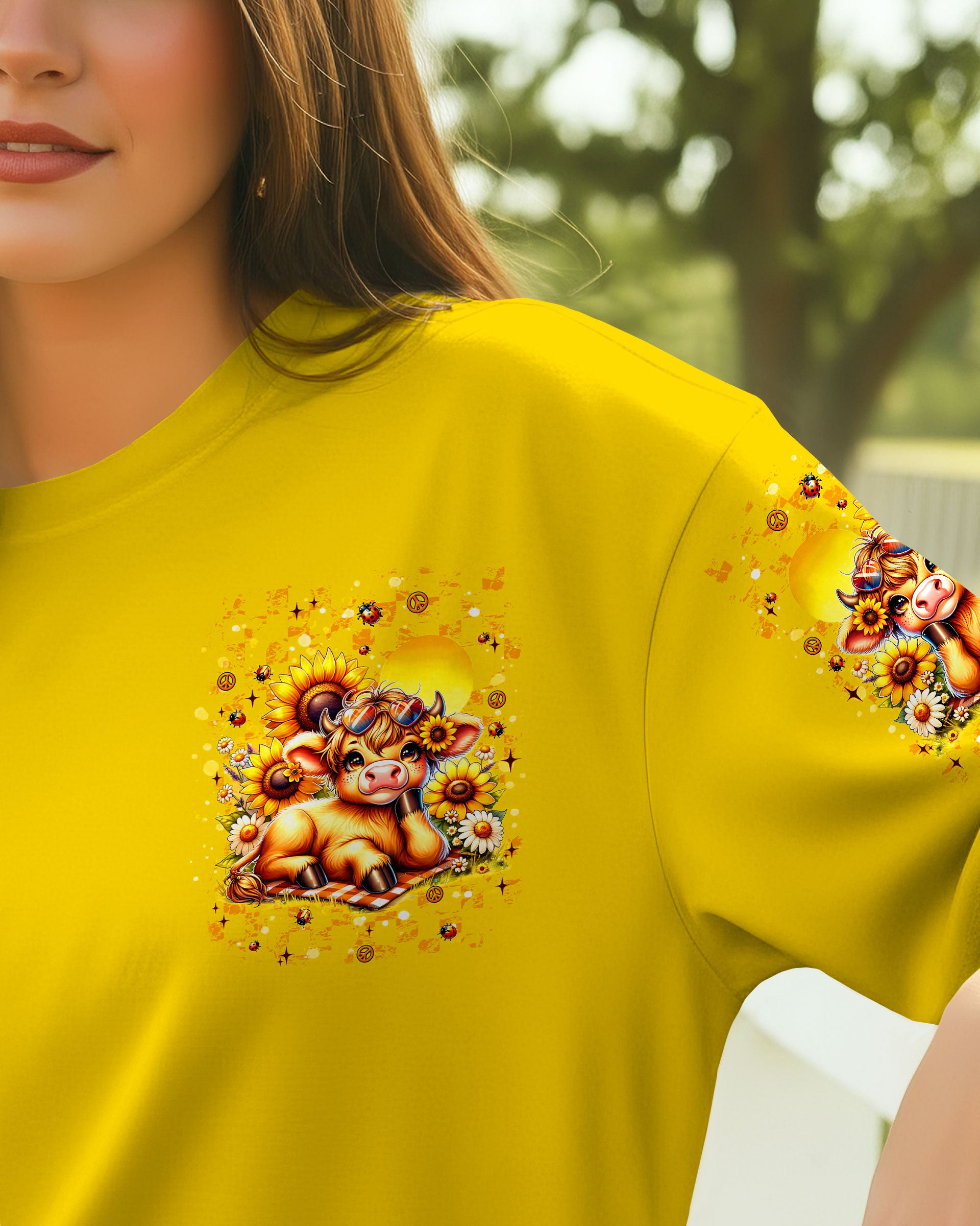 JUST BREATHE COW  ALL OVER PRINT - TLNT0910254