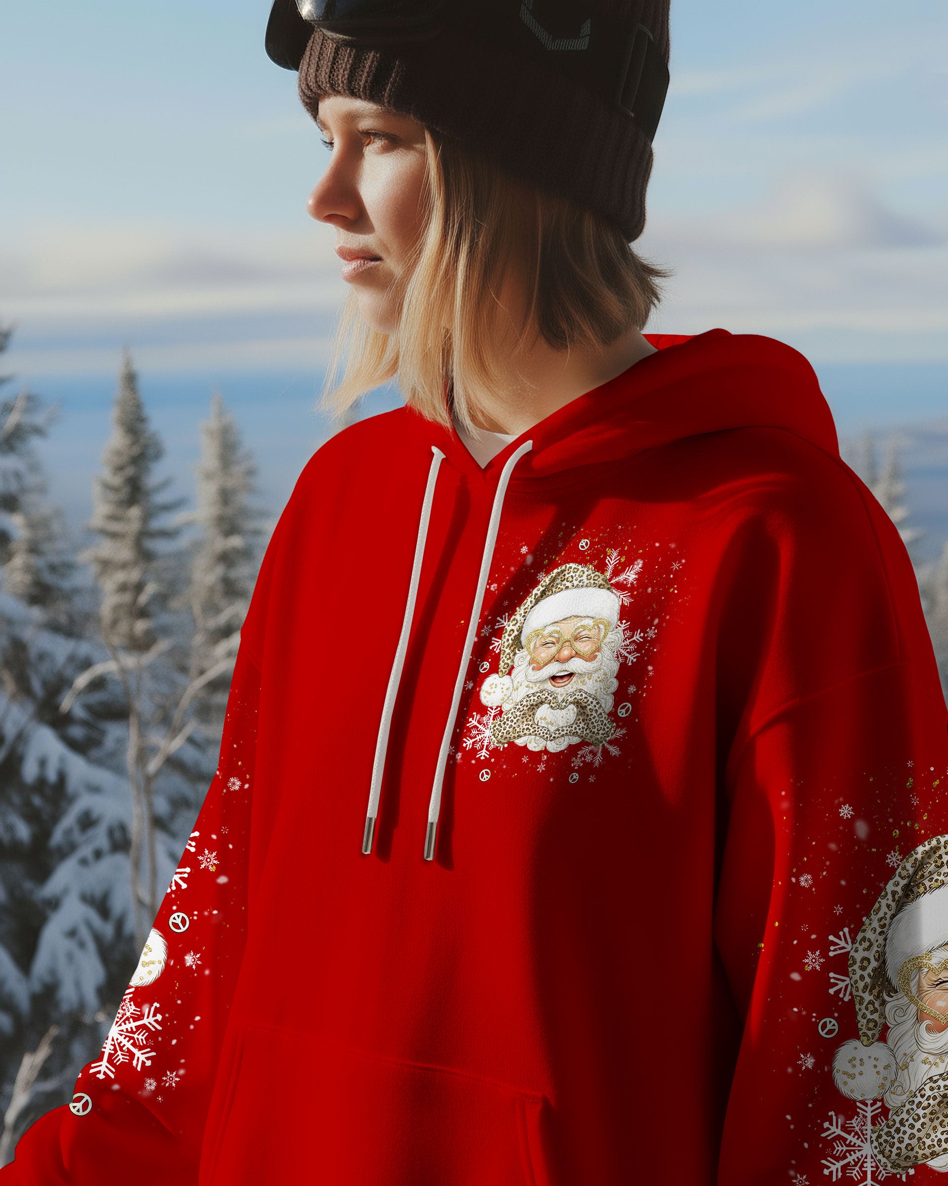 DON'T STOP BELIEVING CHRISTMAS ALL OVER PRINT - TLNT1111251