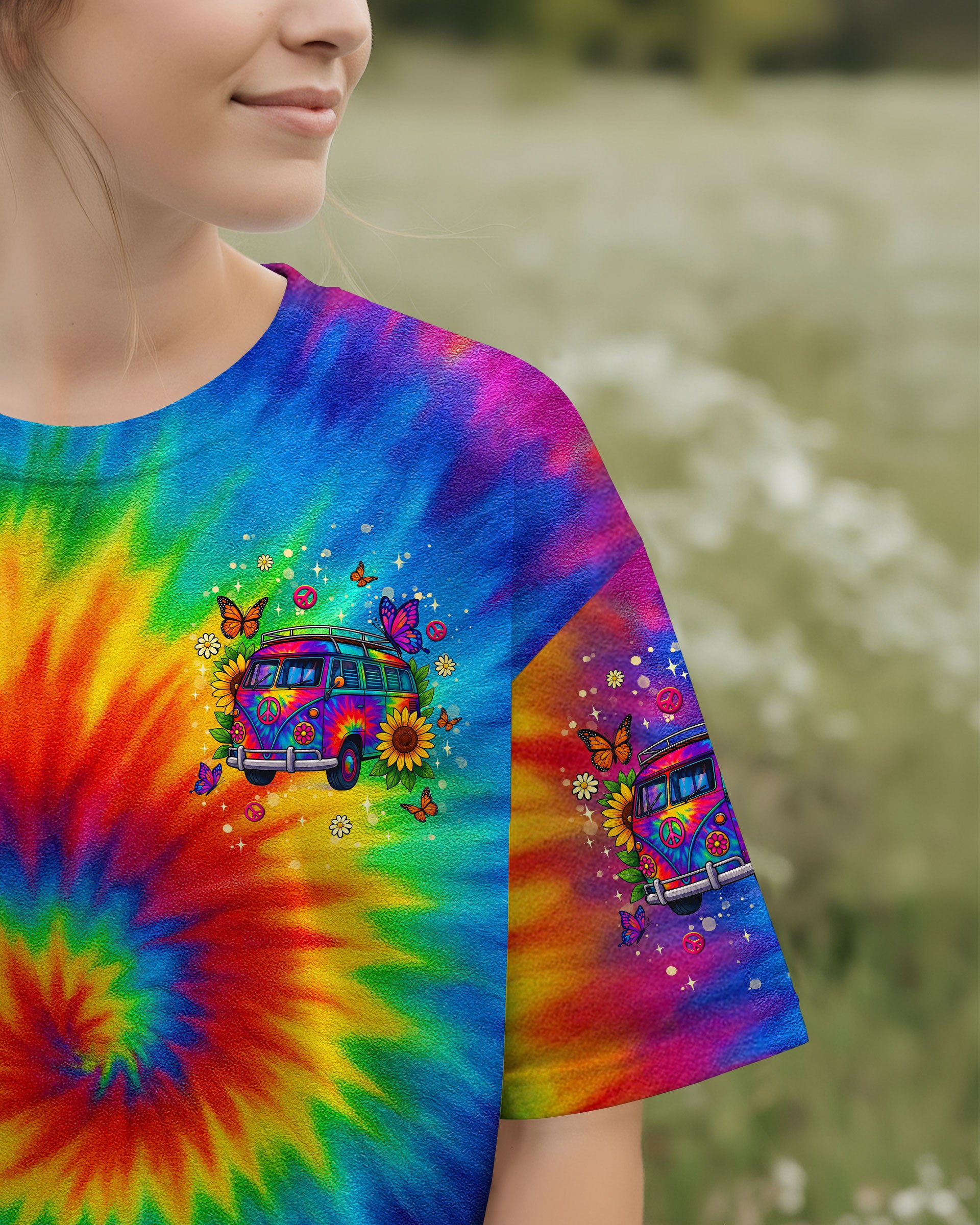 LIFE'S A JOURNEY BUS TIE DYE ALL OVER PRINT - TLNT2811251