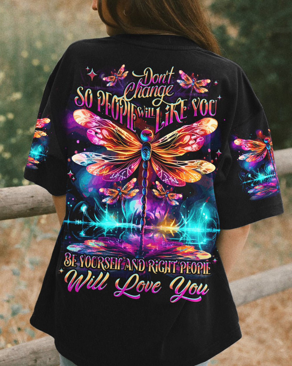 BE YOURSELF DRAGONFLY ALL OVER PRINT - TYTD0308231