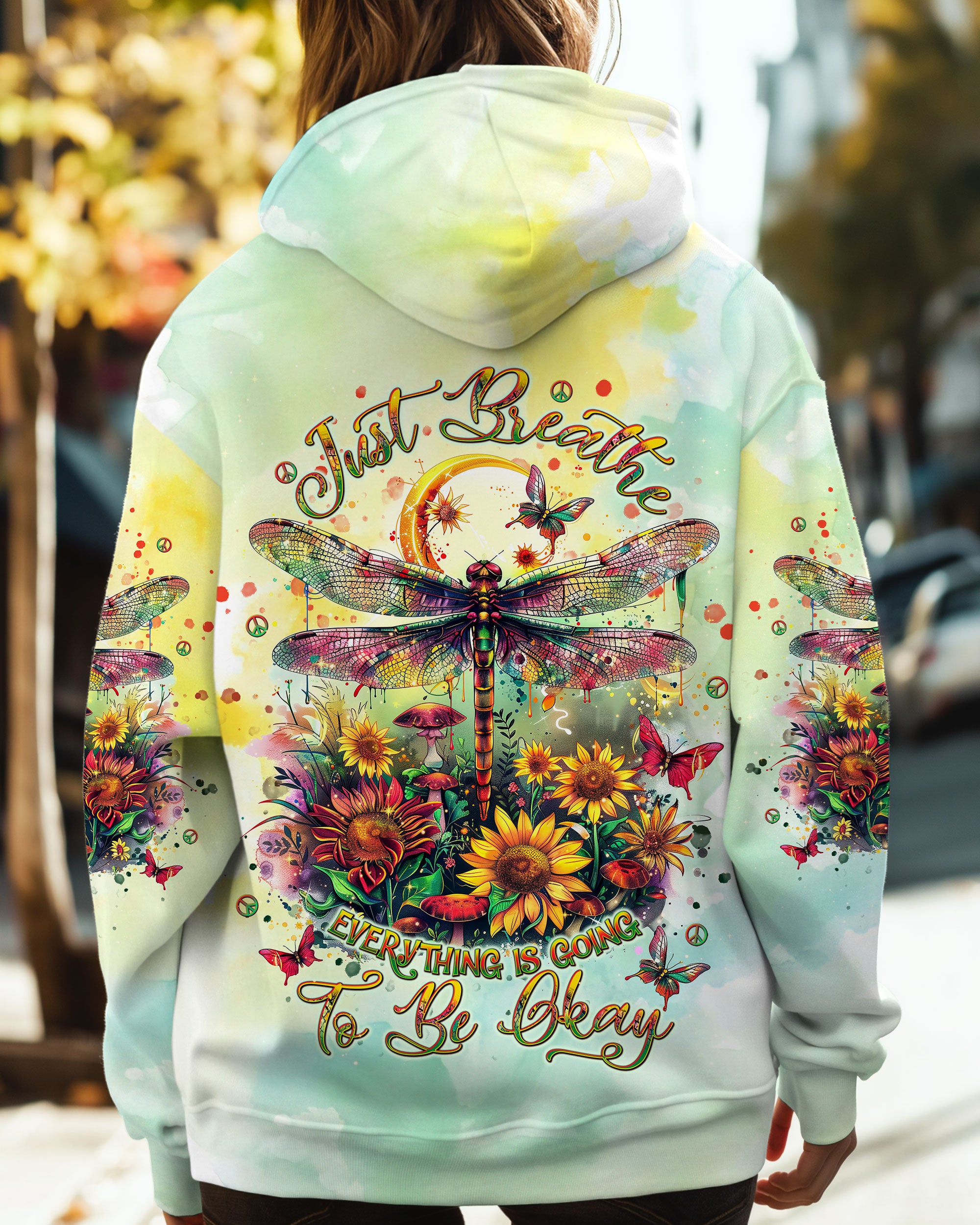JUST BREATHE DRAGONFLY ALL OVER PRINT - TLNT2309244