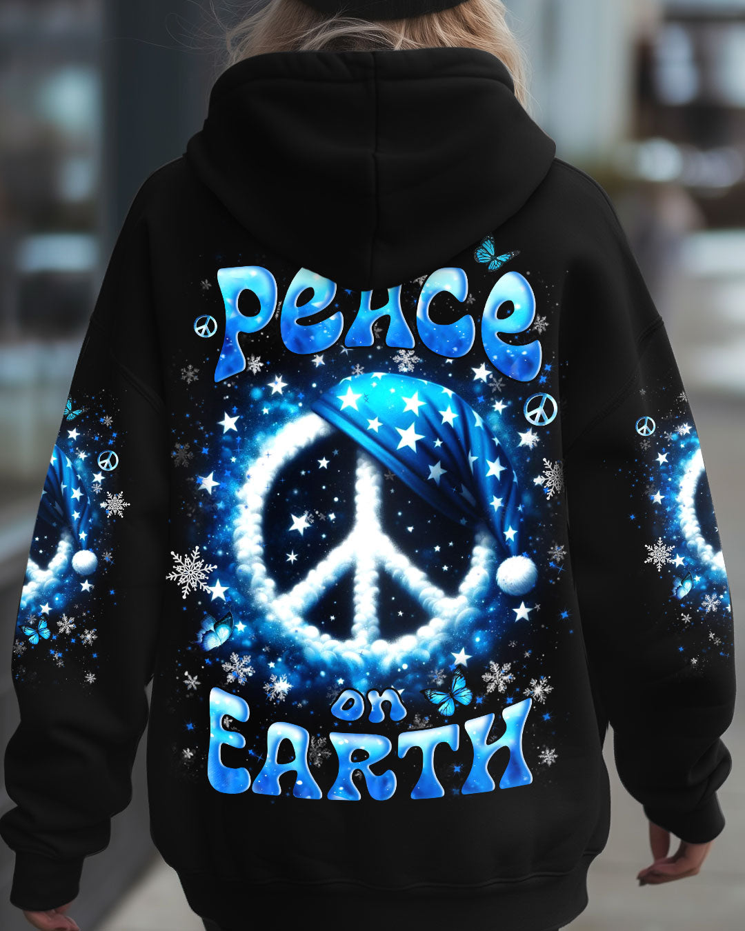 PEACE ON EARTH CHRISTMAS ALL OVER PRINT - YHHN0411251