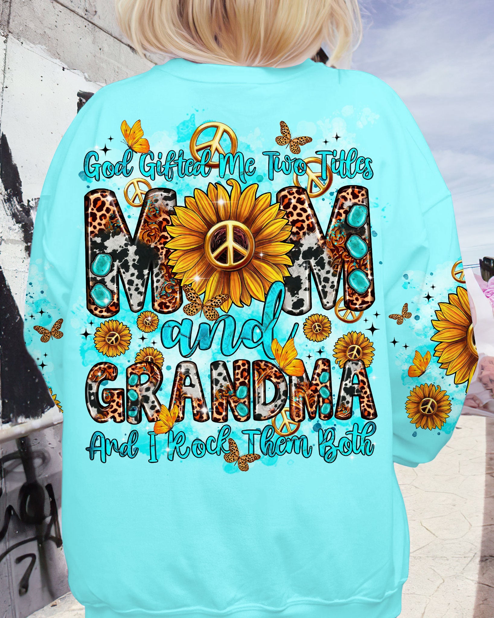 MOM AND GRANDMA SUNFLOWER ALL OVER PRINT - TLTR2802243