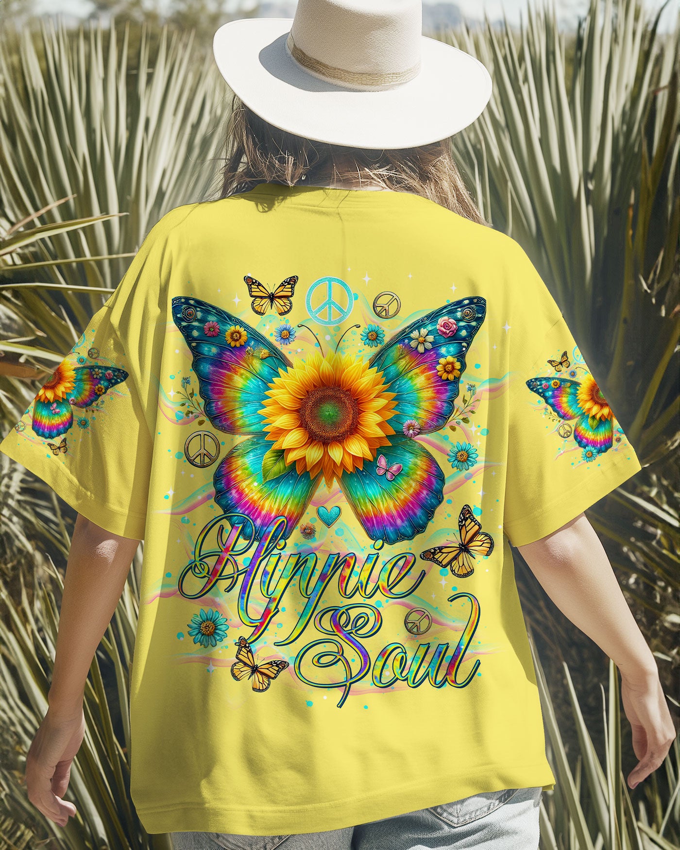 HIPPIE SOUL SUNFLOWER  ALL OVER PRINT  -  TLTR1003254