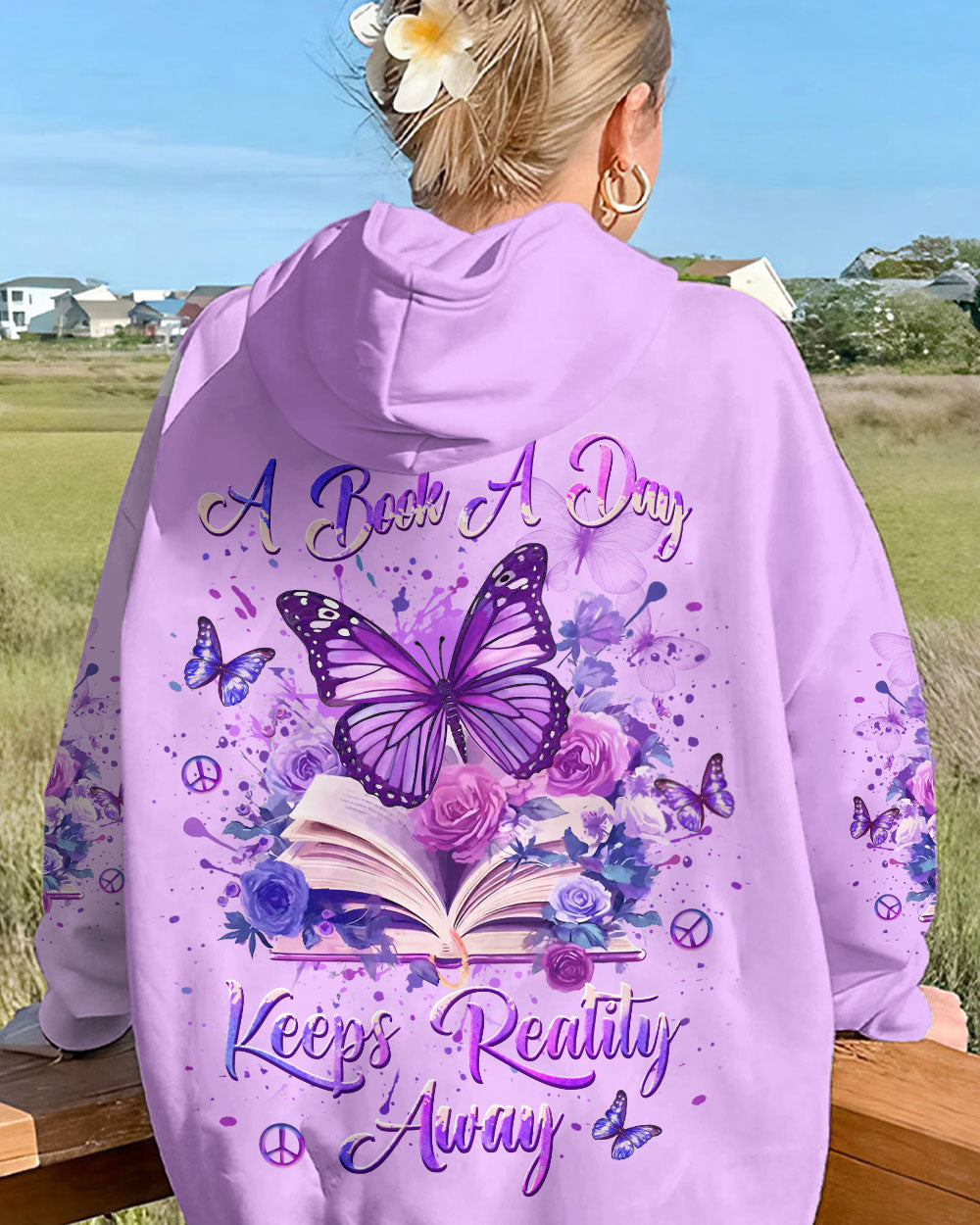 A BOOK A DAY KEEPS REALITY AWAY ALL OVER PRINT - YHLT0801242