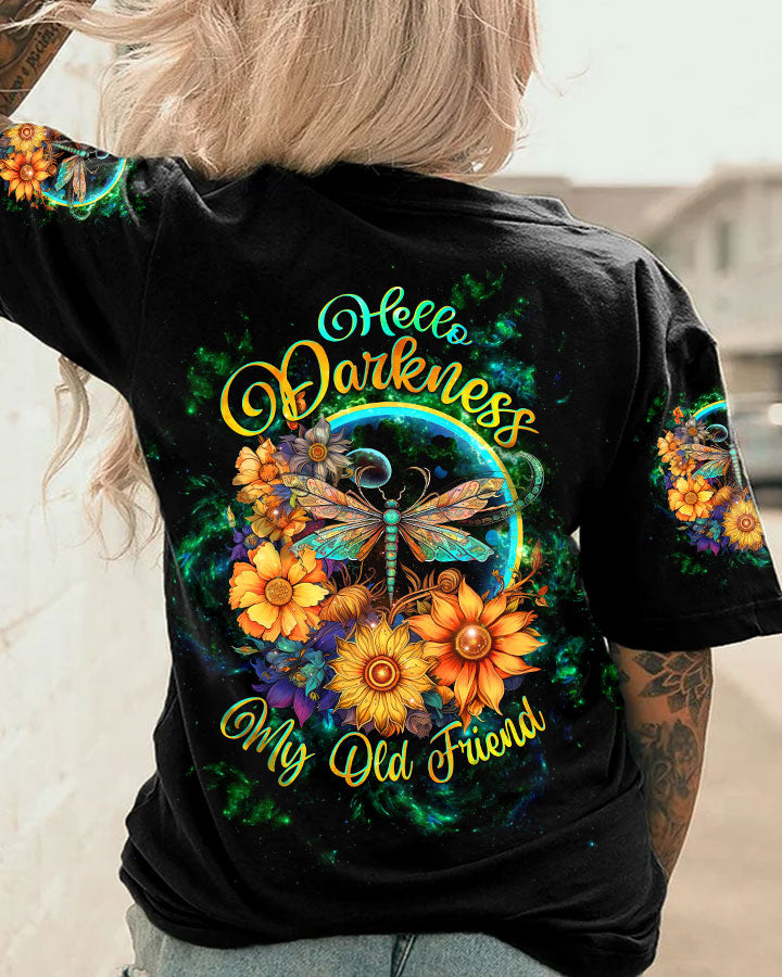 HELLO DARKNESS MY OLD FRIEND DRAGONFLY ALL OVER PRINT - TLTW1808231