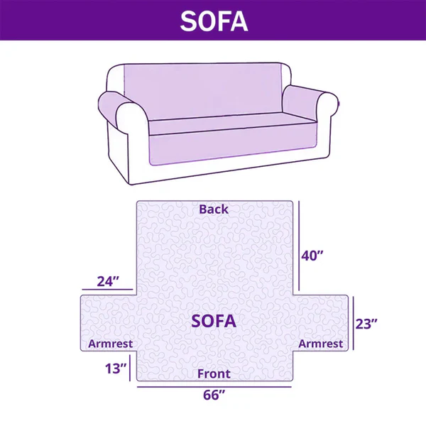 Holiday Glow Quilted Sofa Cover GFTOTP13796   