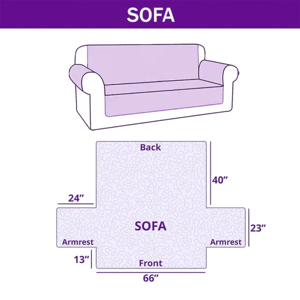 Holiday Glow Quilted Sofa Cover GFTOTP13796   