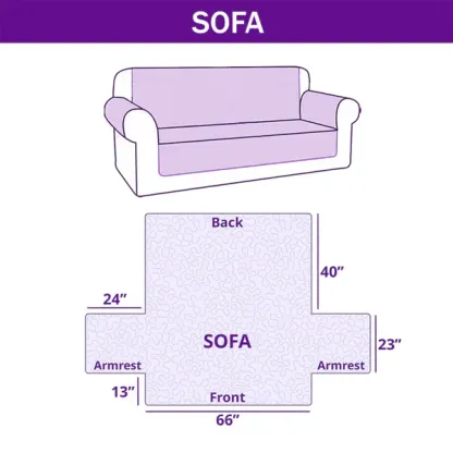 Holiday Glow Quilted Sofa Cover GFTOTP13796   