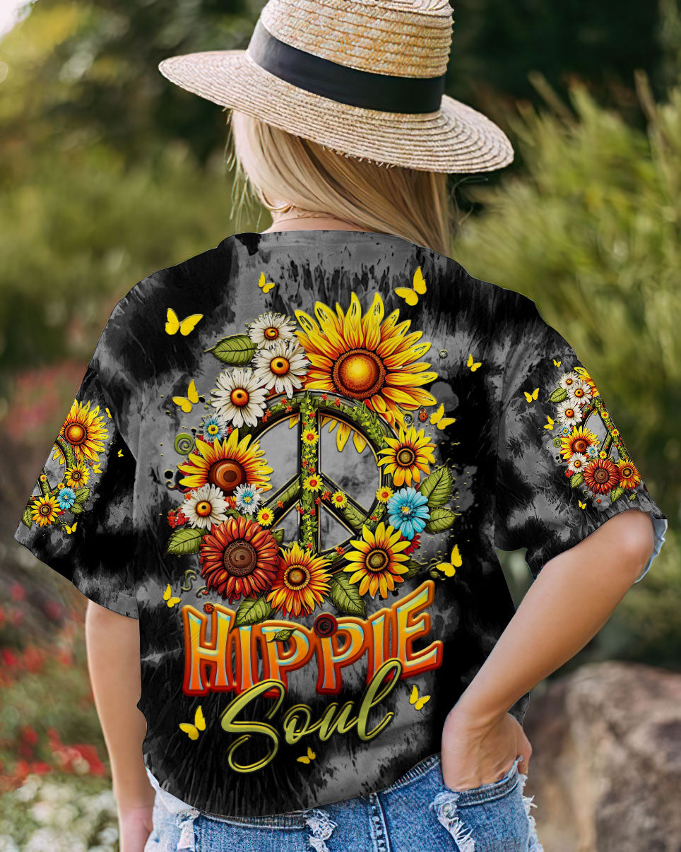 HIPPIE SOUL FLORALS TIE DYE ALL OVER PRINT - TLTR1007239