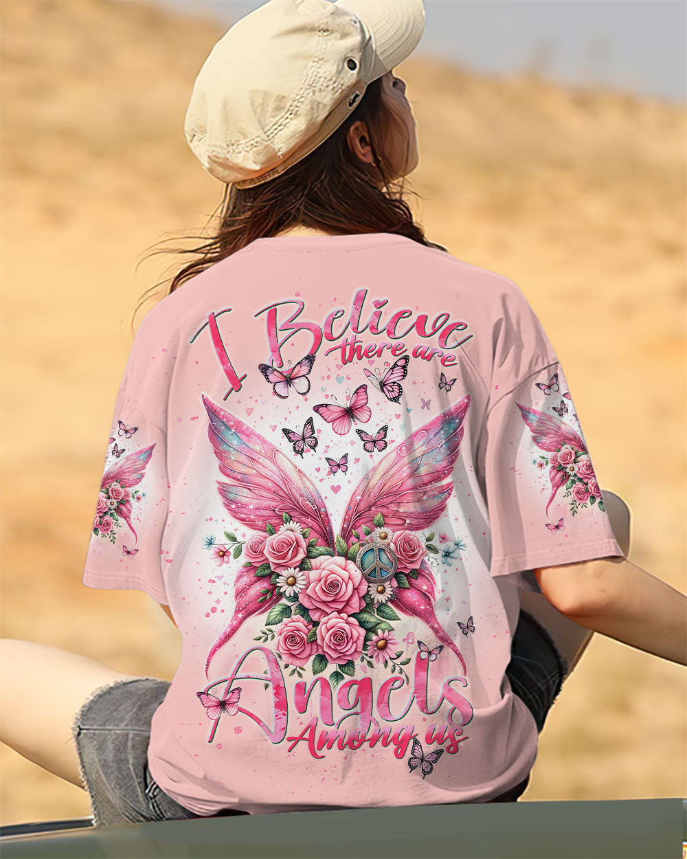I BELIEVE THERE ARE ANGELS AMONG US ALL OVER PRINT - TLNT2011231