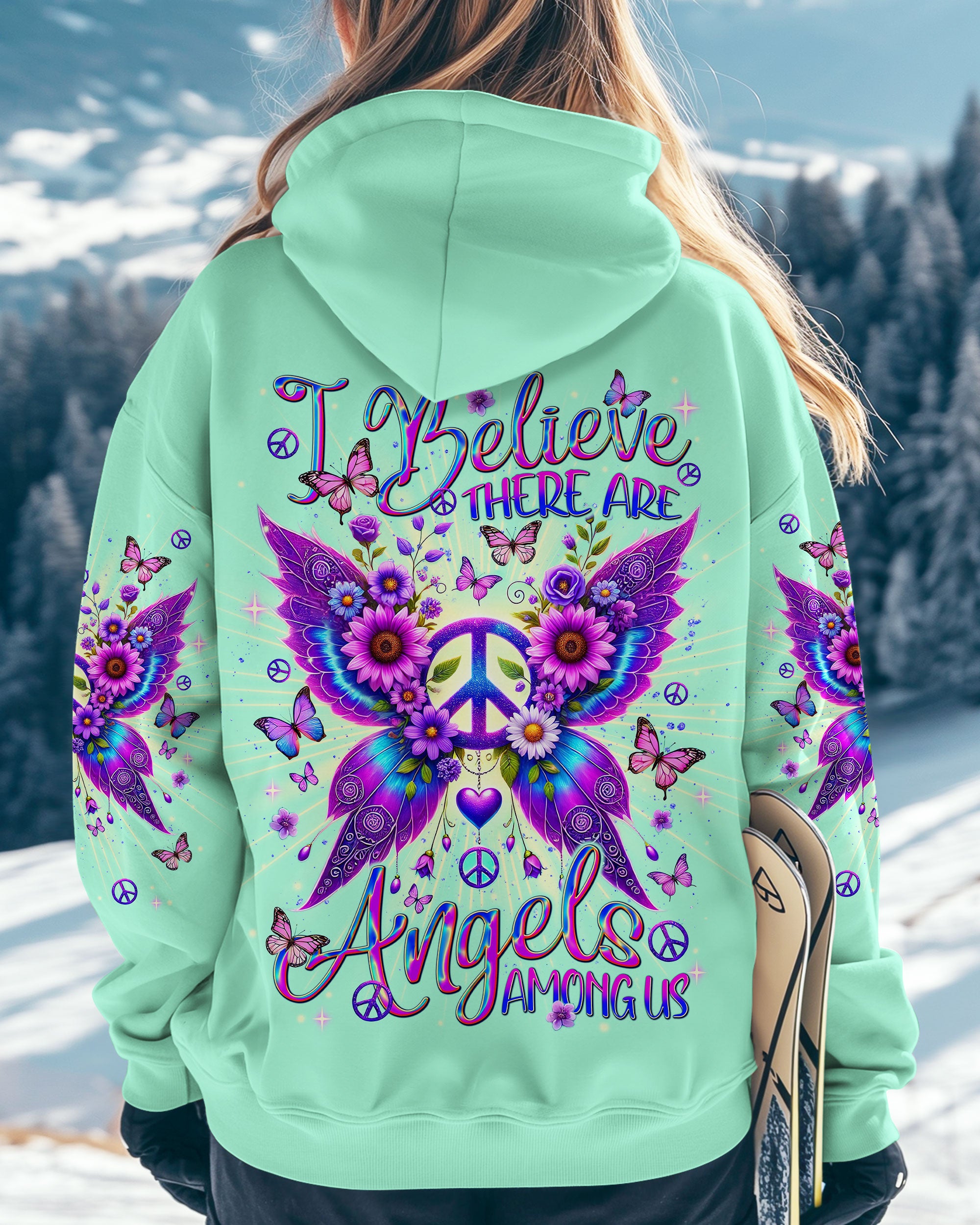 I BELIEVE THERE ARE ANGELS AMONG US WINGS ALL OVER PRINT  - TLNT2002252