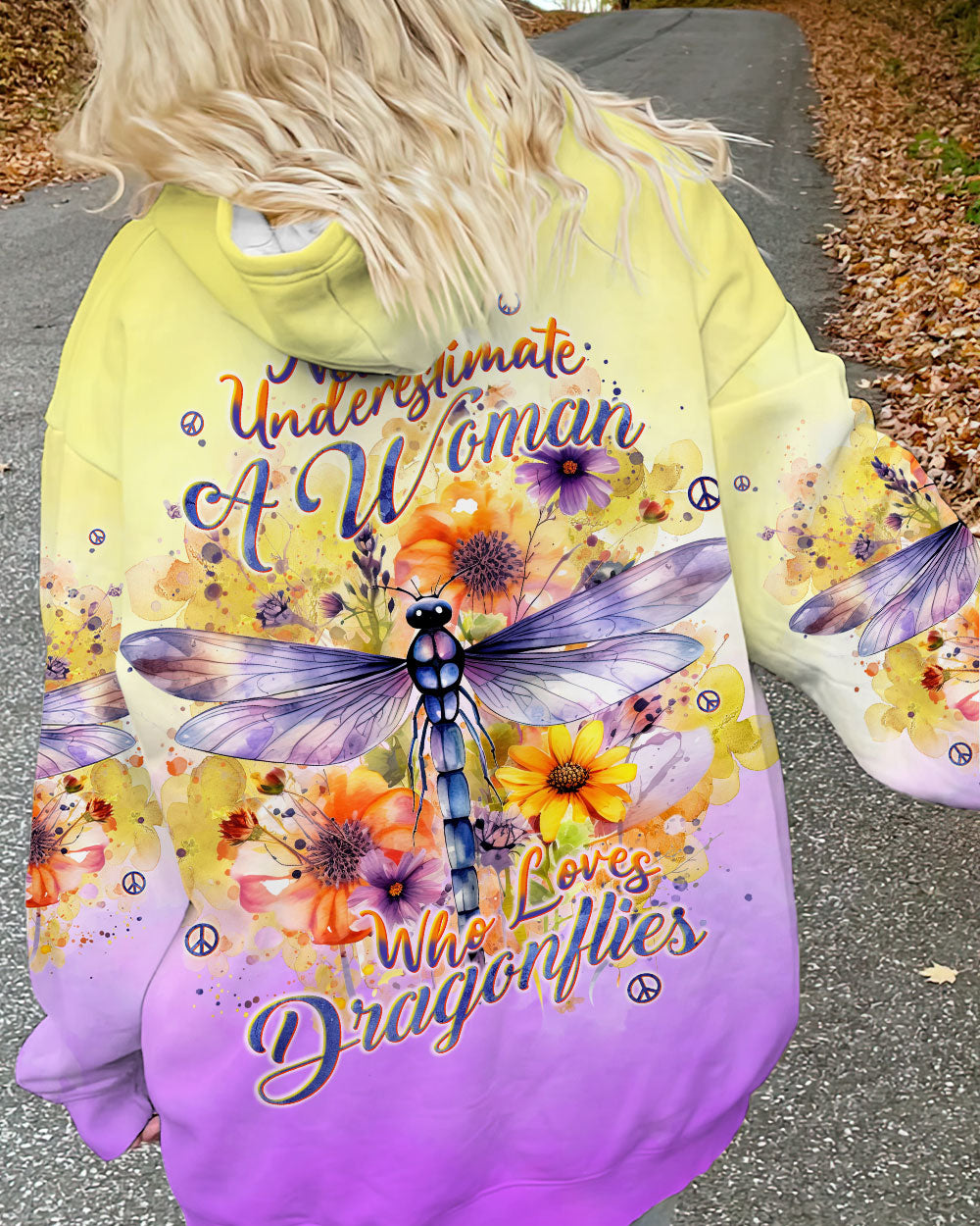 A WOMAN WHO LOVES DRAGONFLIES ALL OVER PRINT - TLNT2712233