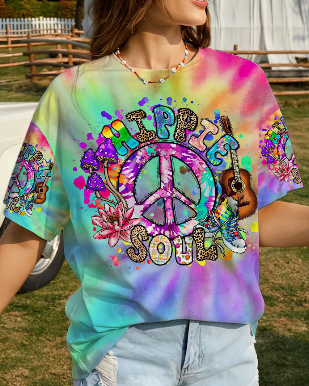 HIPPIE SOUL TIE DYE ALL OVER PRINT - TLNT1007233