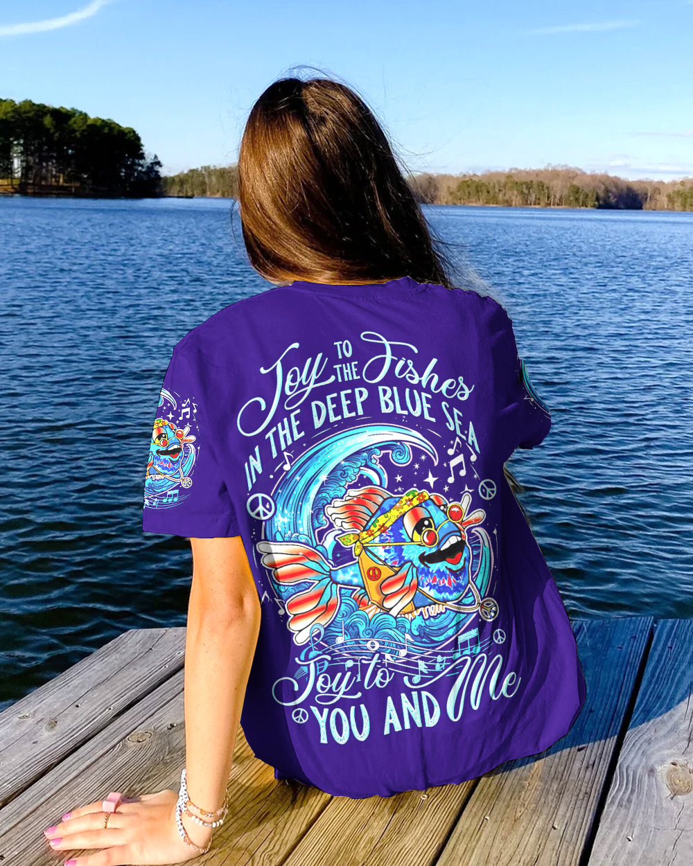 FISHES IN THE DEEP BLUE SEA ALL OVER PRINT - TYTD2405233