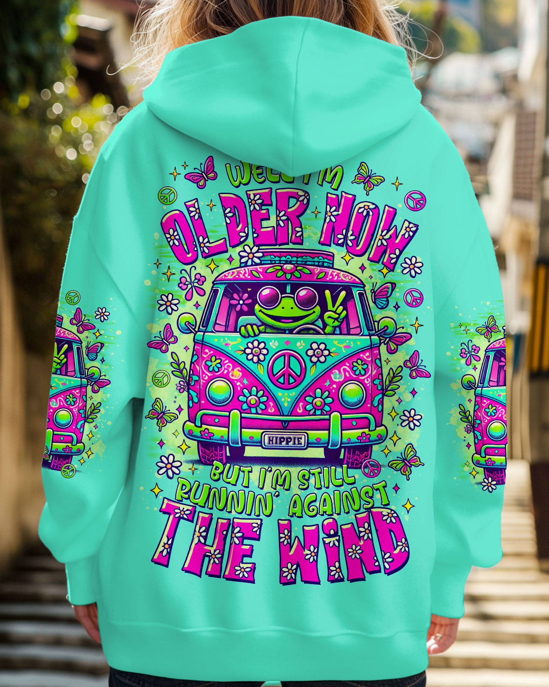 RUNNING AGAINST THE WIND BUS FROG ALL OVER PRINT - TLTR2107251
