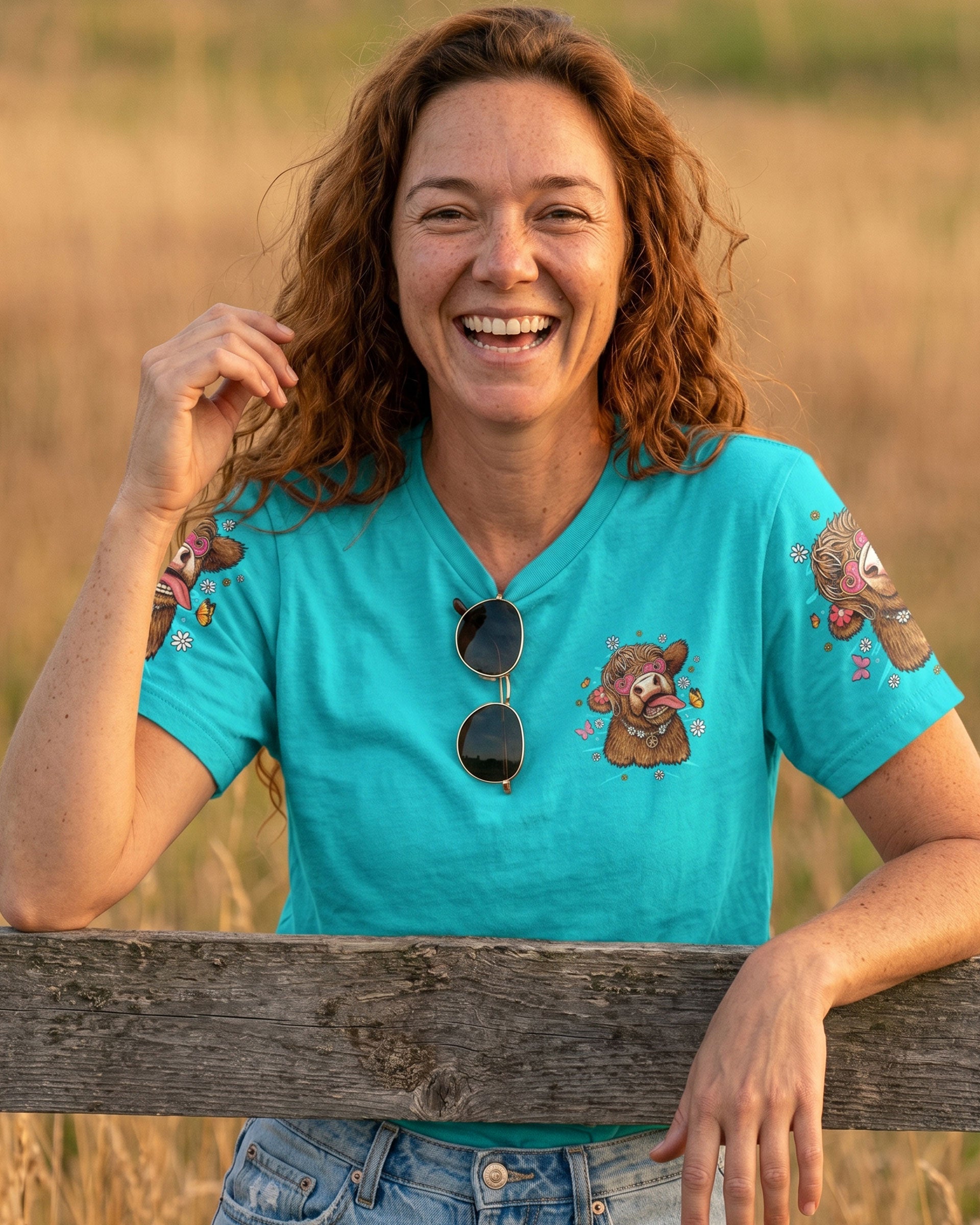 I DIDN'T MEAN TO PUSH COW ALL OVER PRINT  - TLTW1506261