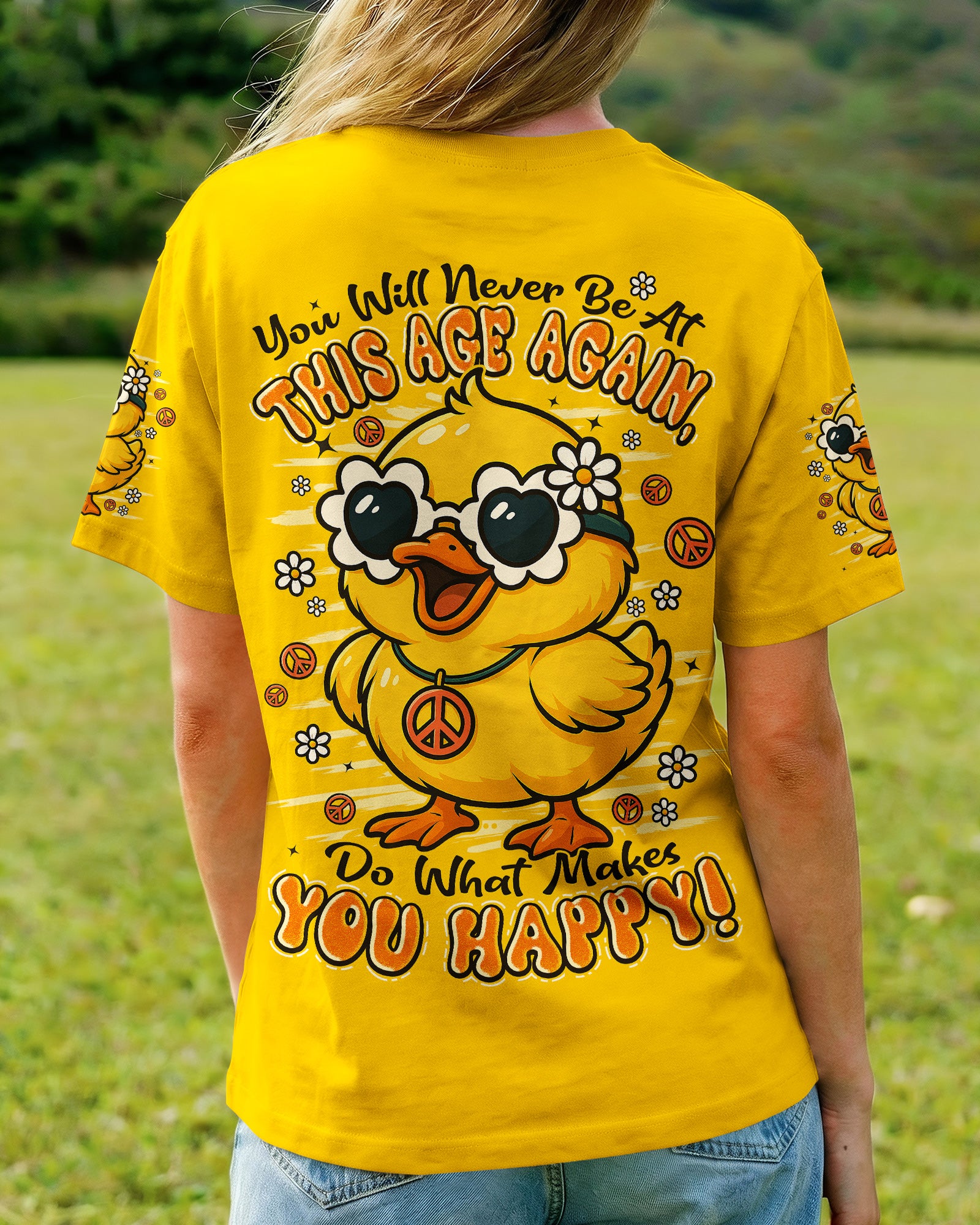 DO WHAT MAKES YOU HAPPY DUCK ALL OVER PRINT - TYPQ1209251