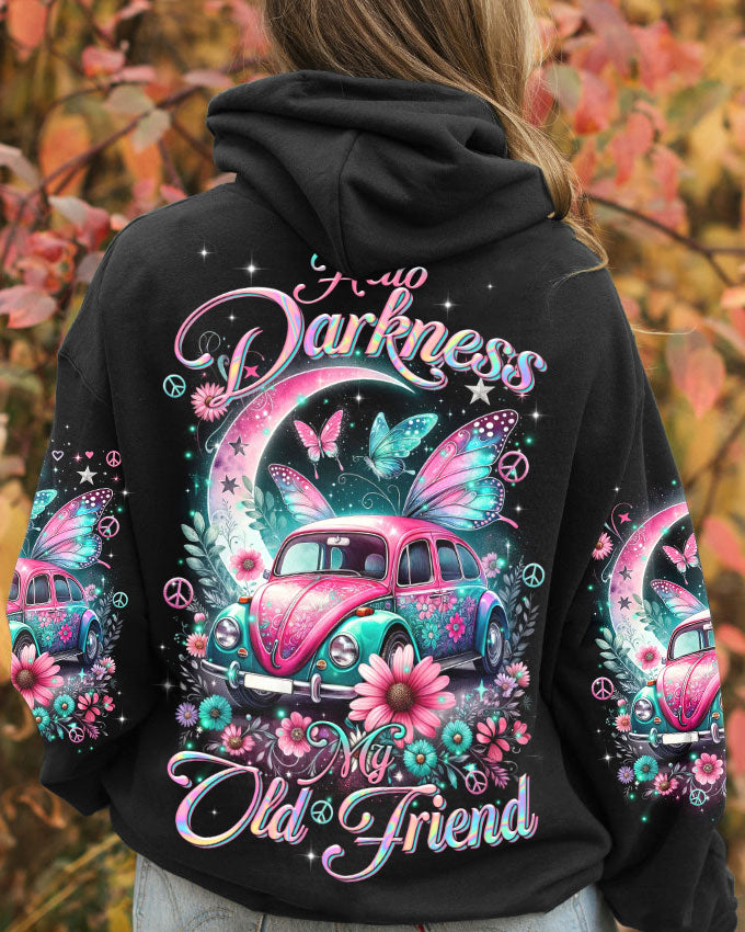 HELLO DARKNESS MY OLD FRIEND CAR CRESCENT MOON ALL OVER PRINT - TLTR1112233