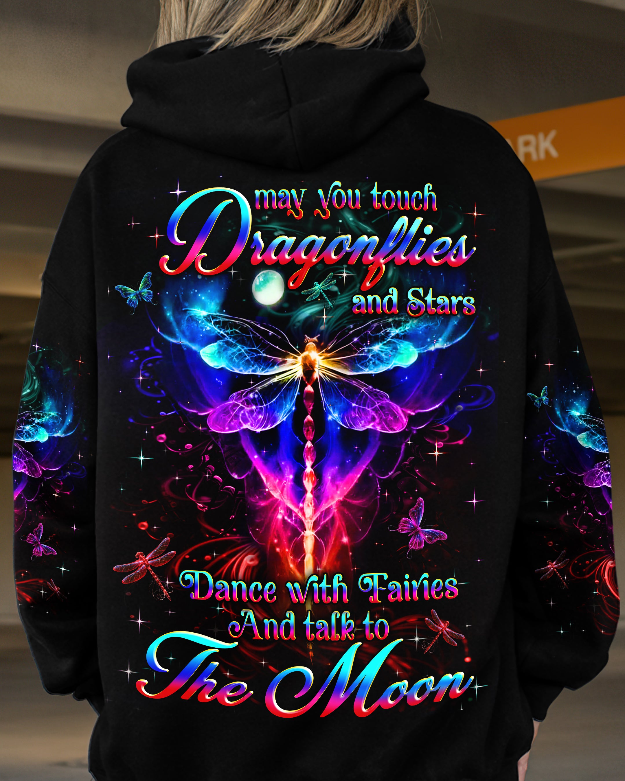 MAY YOU TOUCH DRAGONFLIES AND STARS ALL OVER PRINT - YHHN1909254