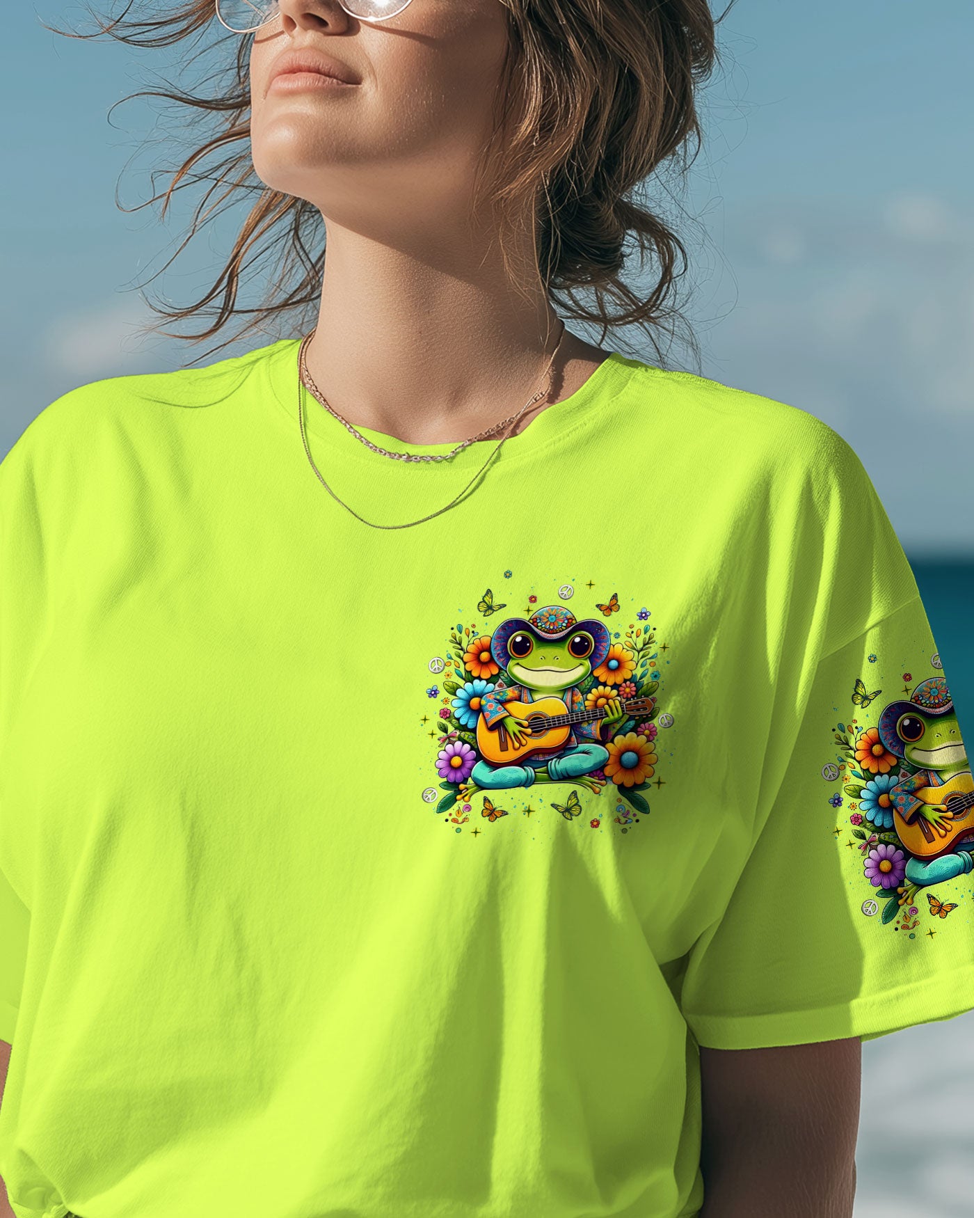 DO WHAT MAKES YOU HAPPY FROG ALL OVER PRINT  - TLNT2208254