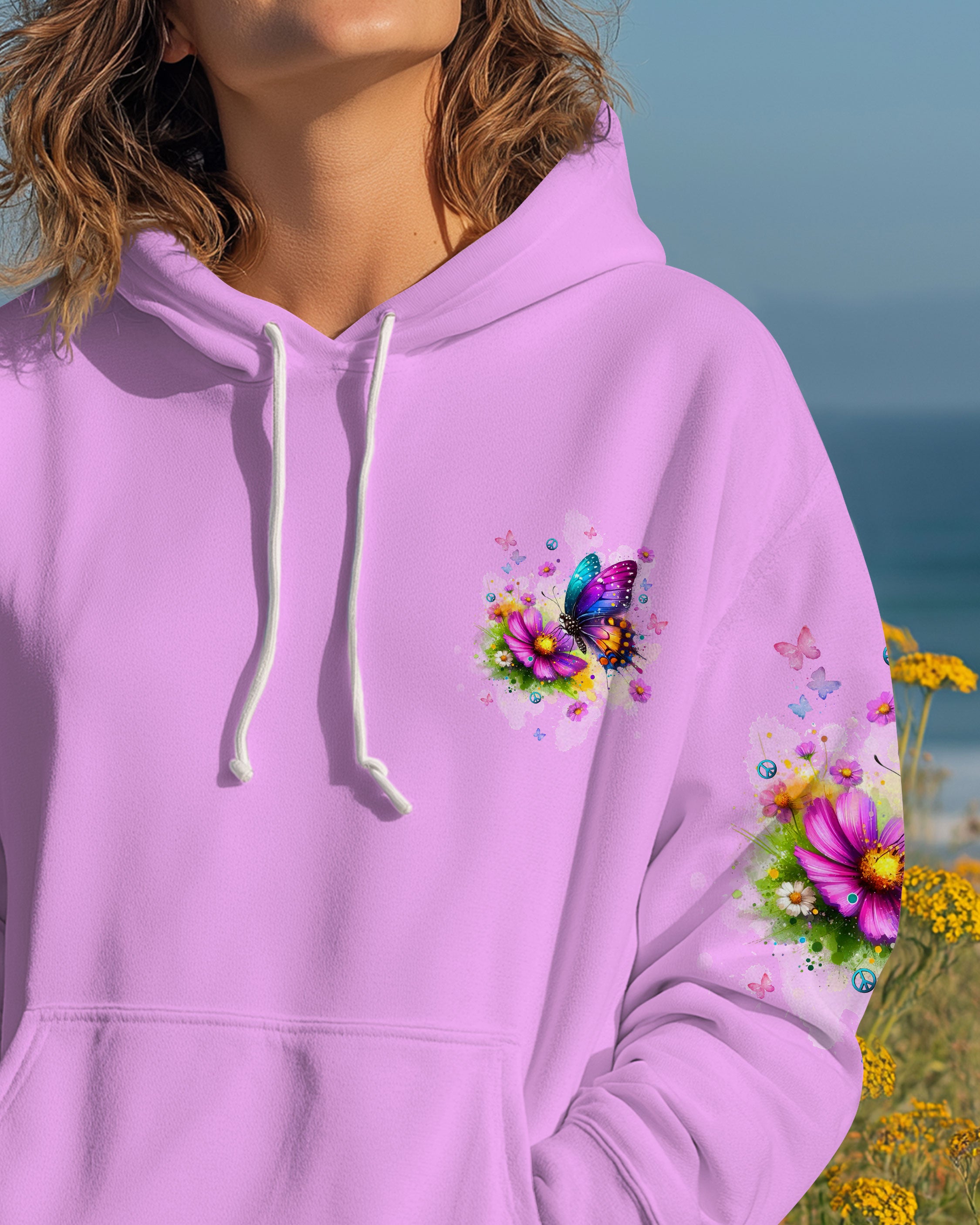 WHISPER WORDS OF WISDOM LET IT BE BUTTERFLY ALL OVER PRINT  - TLTW2608251