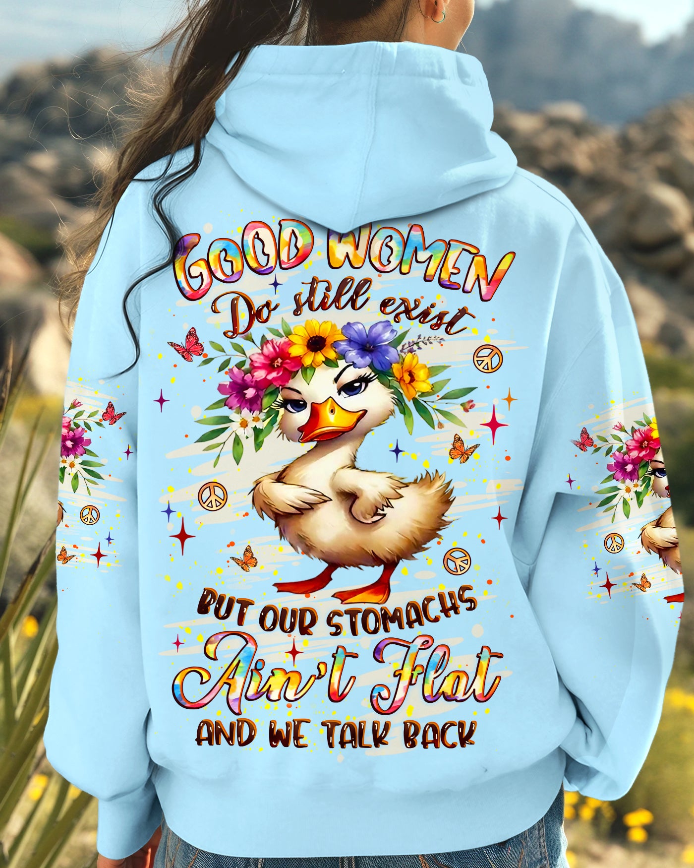 GOOD WOMEN DO STILL EXIST DUCK ALL OVER PRINT - YHLT2209254