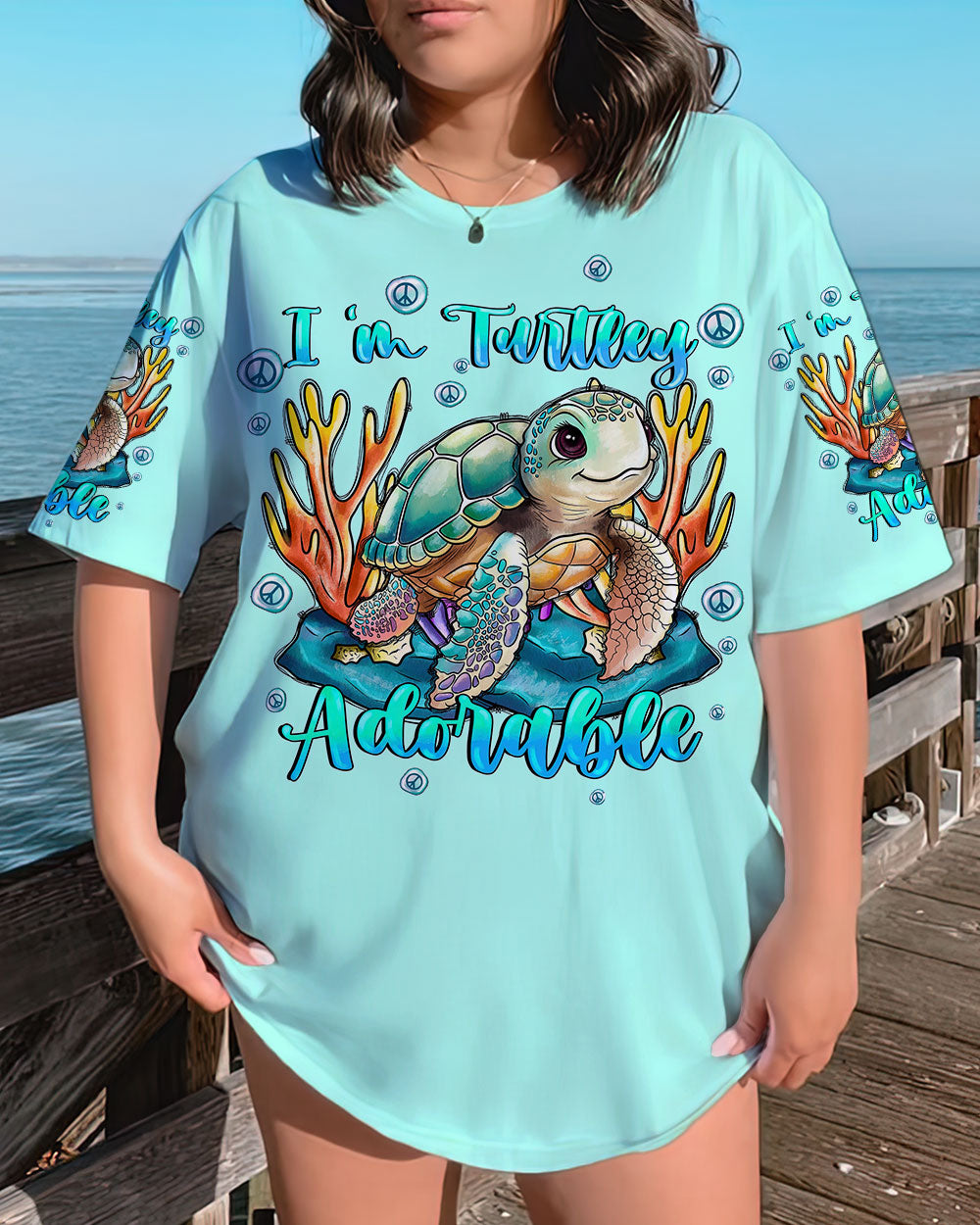 I'M TURTLEY ADORABLE ALL OVER PRINT - TLNT0307234
