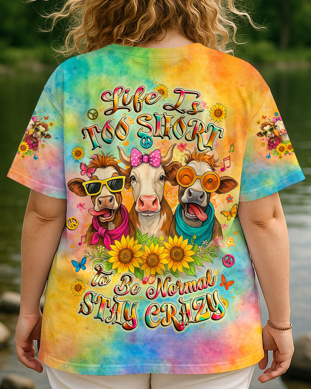 LIFE IS TOO SHORT ALL OVER PRINT - YHLT1607254