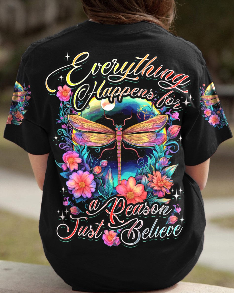 JUST BELIEVE DRAGONFLY ALL OVER PRINT - TYTD1406233