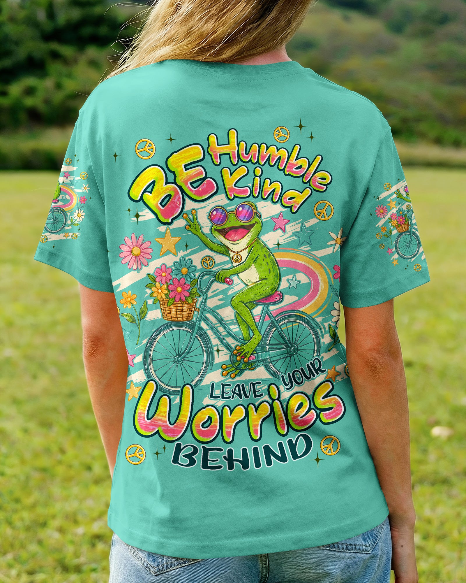 BE HUMBLE BE KIND FROG ALL OVER PRINT - TYPQ0807262