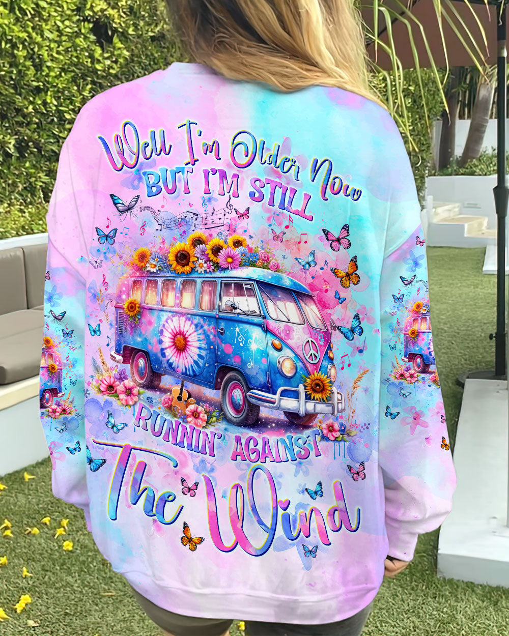 RUNNING AGAINST THE WIND BUS FLORAL ALL OVER PRINT - TLNT2111234