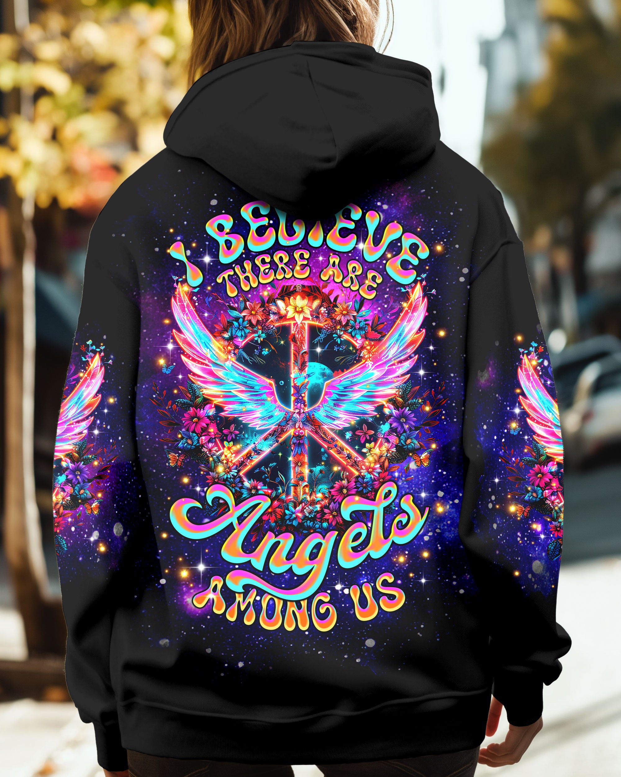 I BELIEVE THERE ARE ANGELS AMONG US WINGS ALL OVER PRINT - TLTR2712242