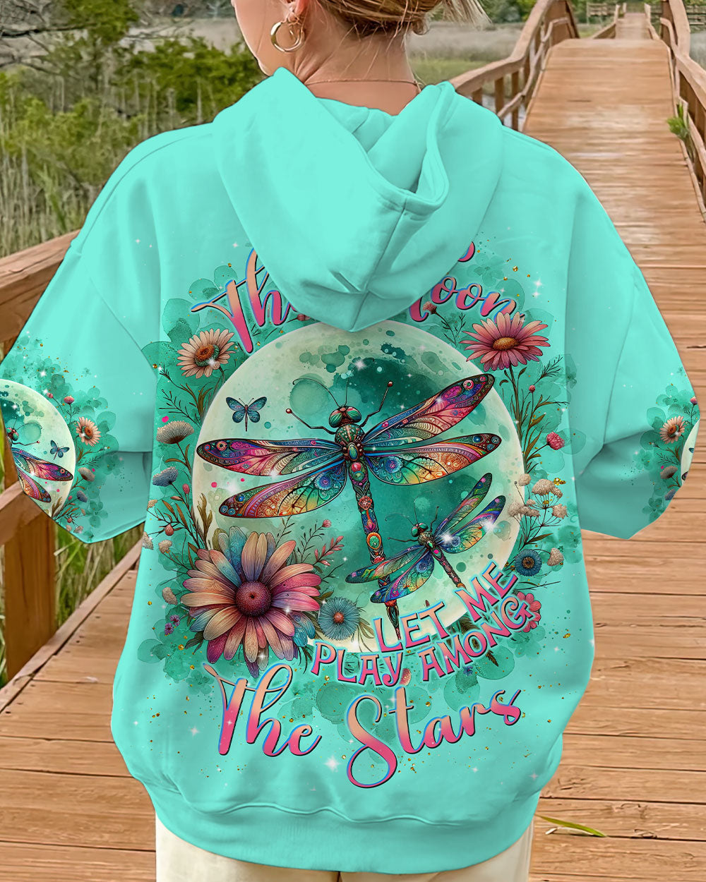 FLY ME TO THE MOON DRAGONFLY ALL OVER PRINT - TLNT1412233