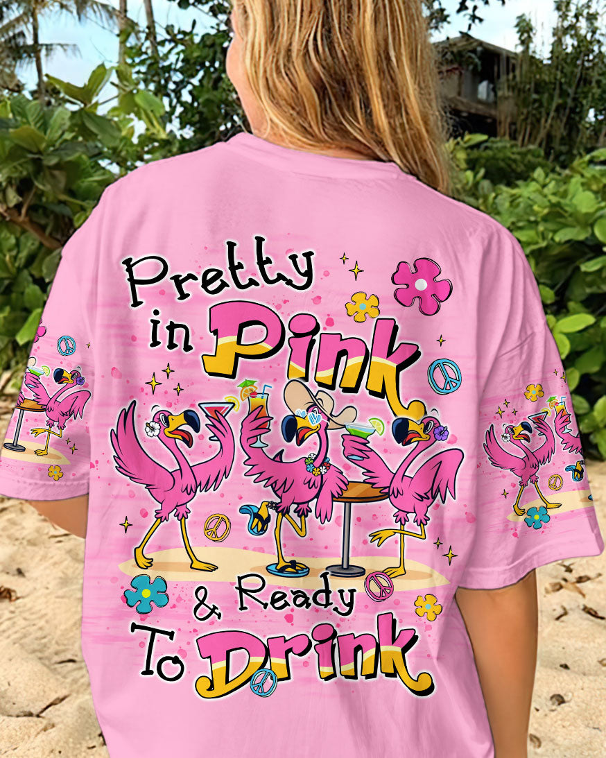 PRETTY IN PINK FLAMINGO ALL OVER PRINT - TLTR1706244