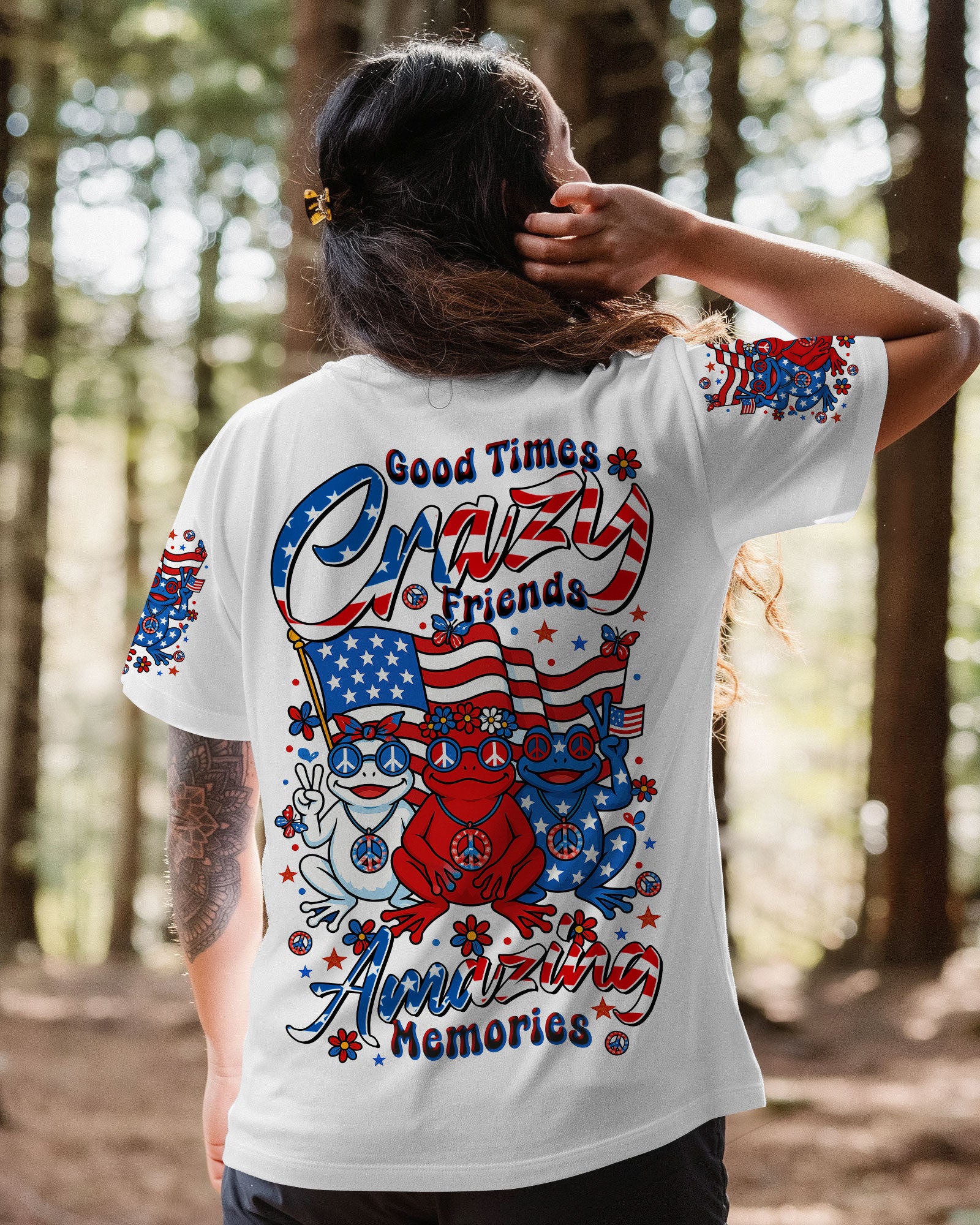 GOOD TIMES CRAZY FRIEND FROG ALL OVER PRINT - TLTR0206253