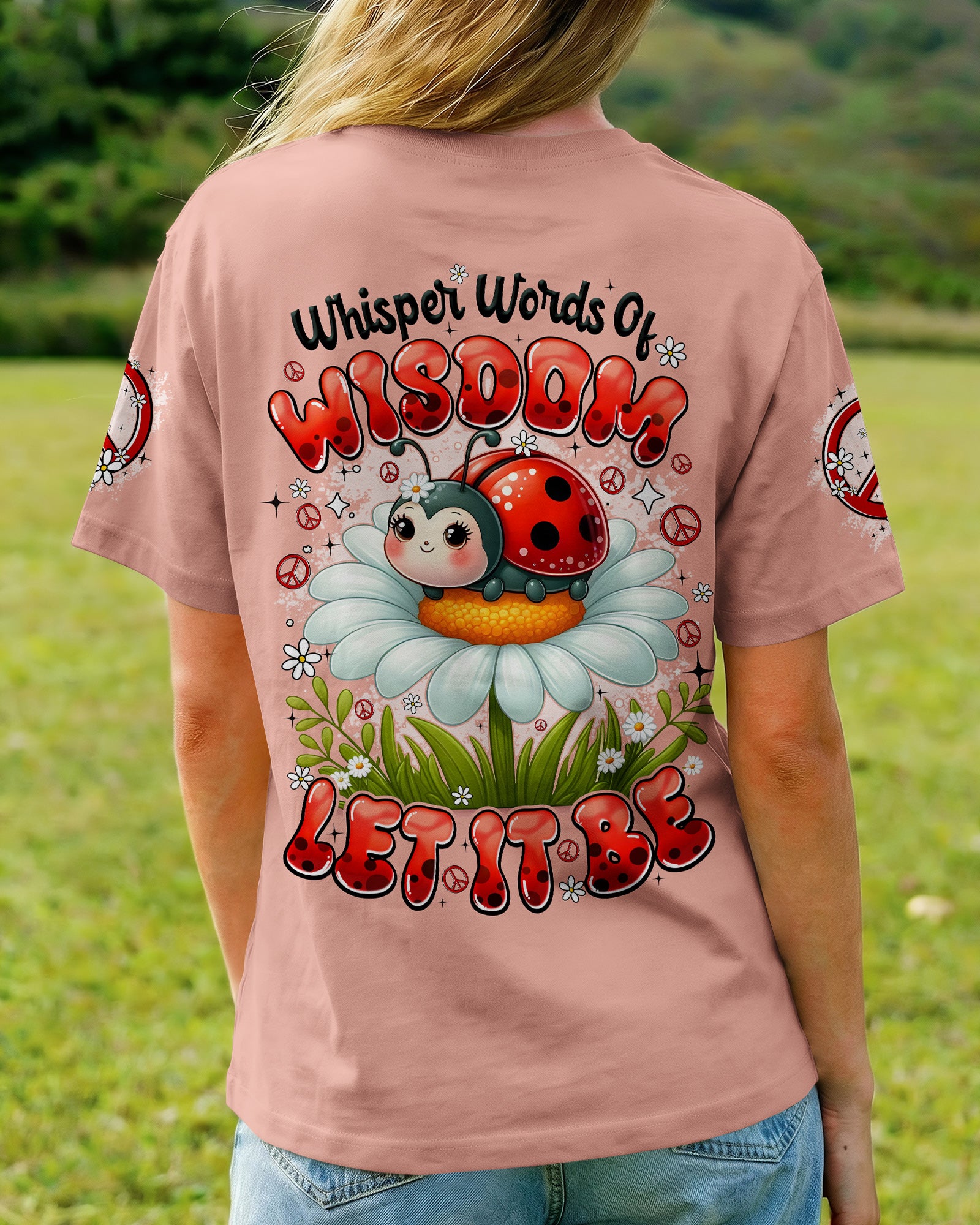 WHISPER WORDS OF WISDOM LET IT BE LADYBUG ALL OVER PRINT - TYQY0203262