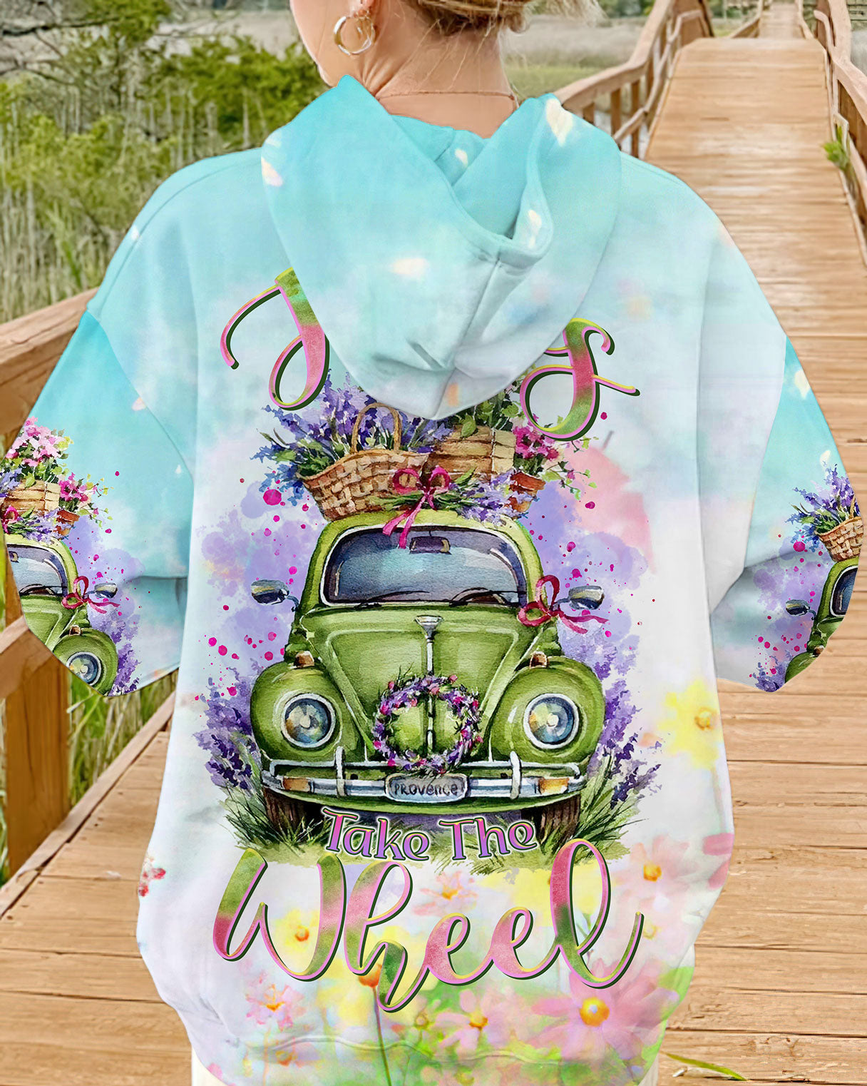 JESUS TAKE THE WHEEL OLD CAR ALL OVER PRINT - TLTR2612231