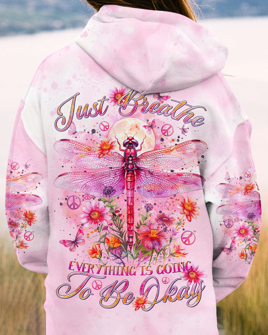 JUST BREATHE DRAGONFLY ALL OVER PRINT - TLTR0403244