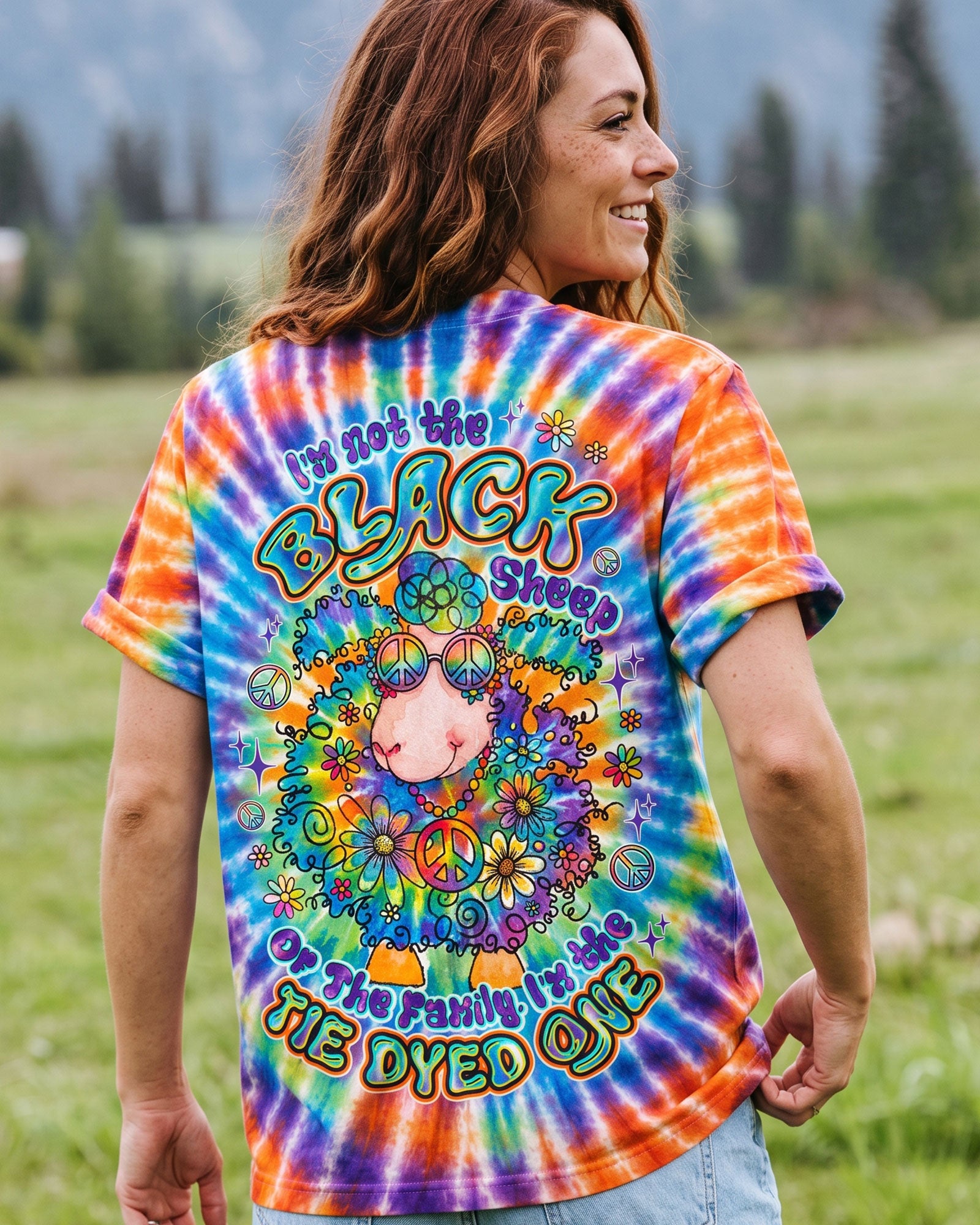 I'M NOT THE BLACK SHEEP BURST ALL OVER PRINT - TLTW1407261