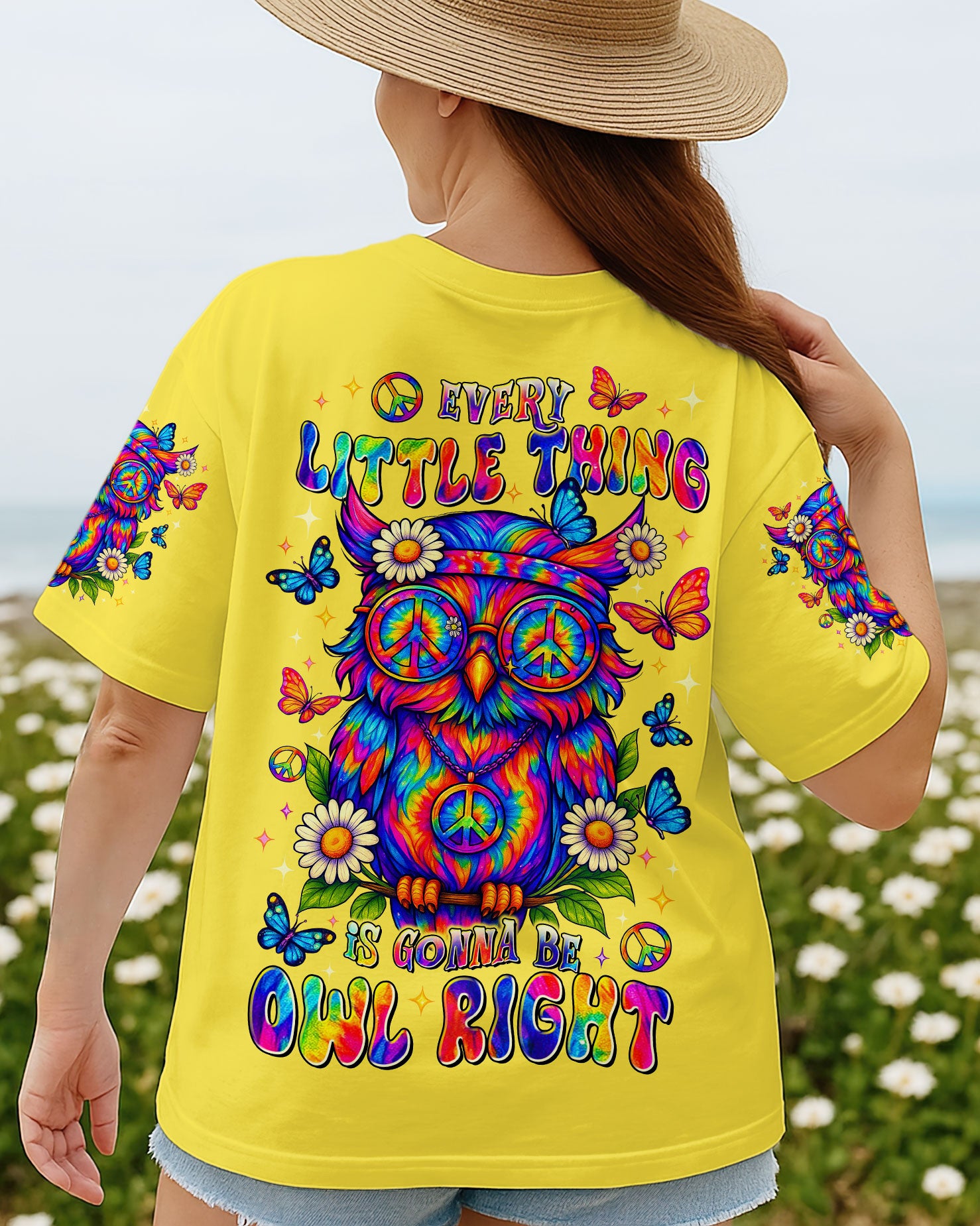 EVERY LITTLE THING IS GONNA BE OWL RIGHT ALL OVER PRINT -  TLTR2406254