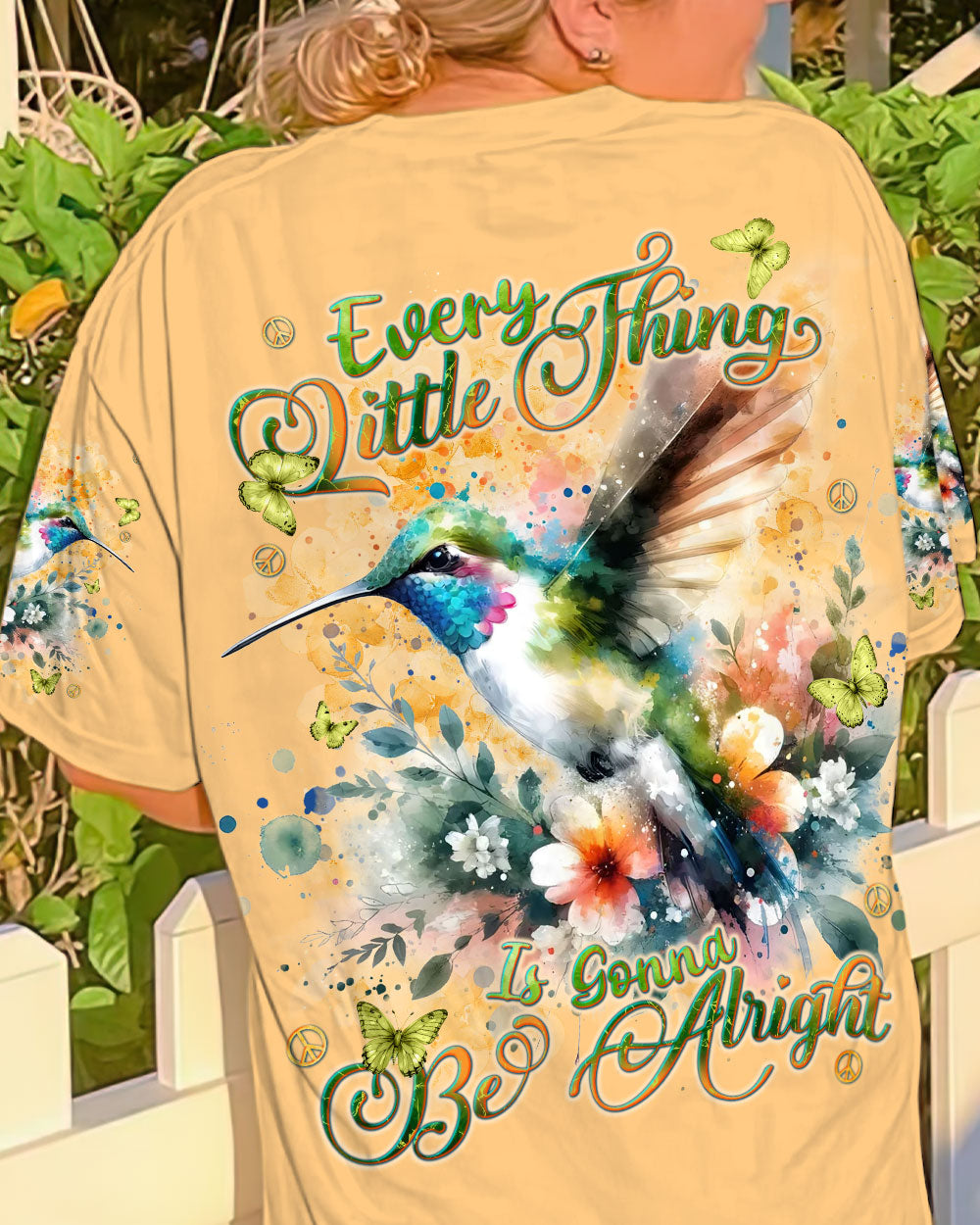 EVERY LITTLE THING HUMMINGBIRD ALL OVER PRINT - TLNT2305243