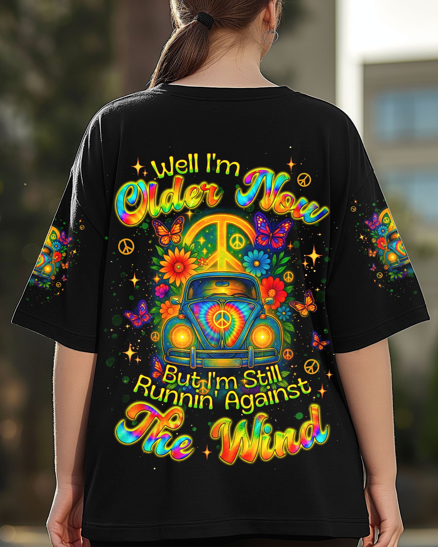 RUNNING AGAINST THE WIND CAR  ALL OVER PRINT - TLNT1306252