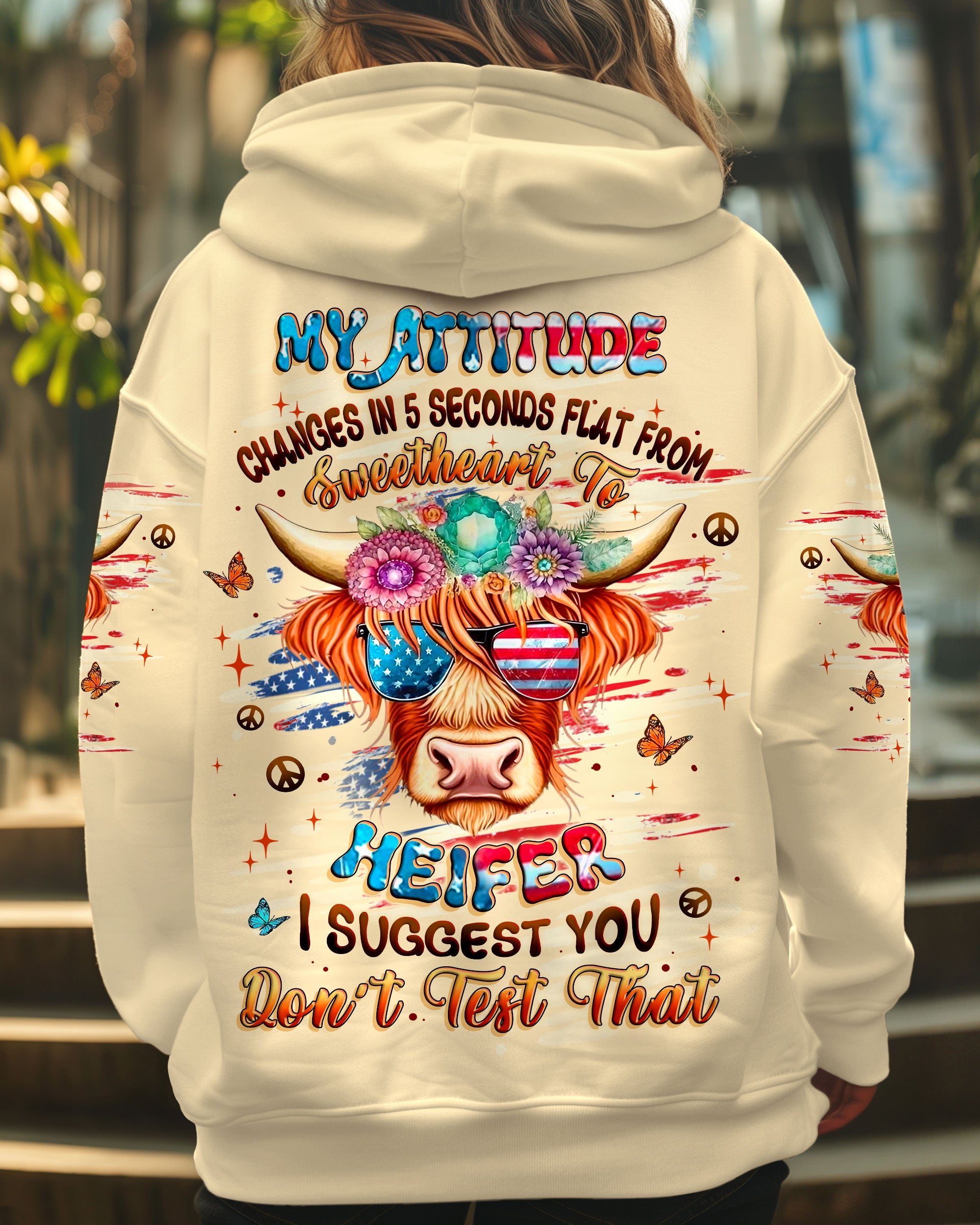 MY ATTITUDE CHANGES IN 5 SECONDS HEIFER ALL OVER PRINT - YHLT1009251