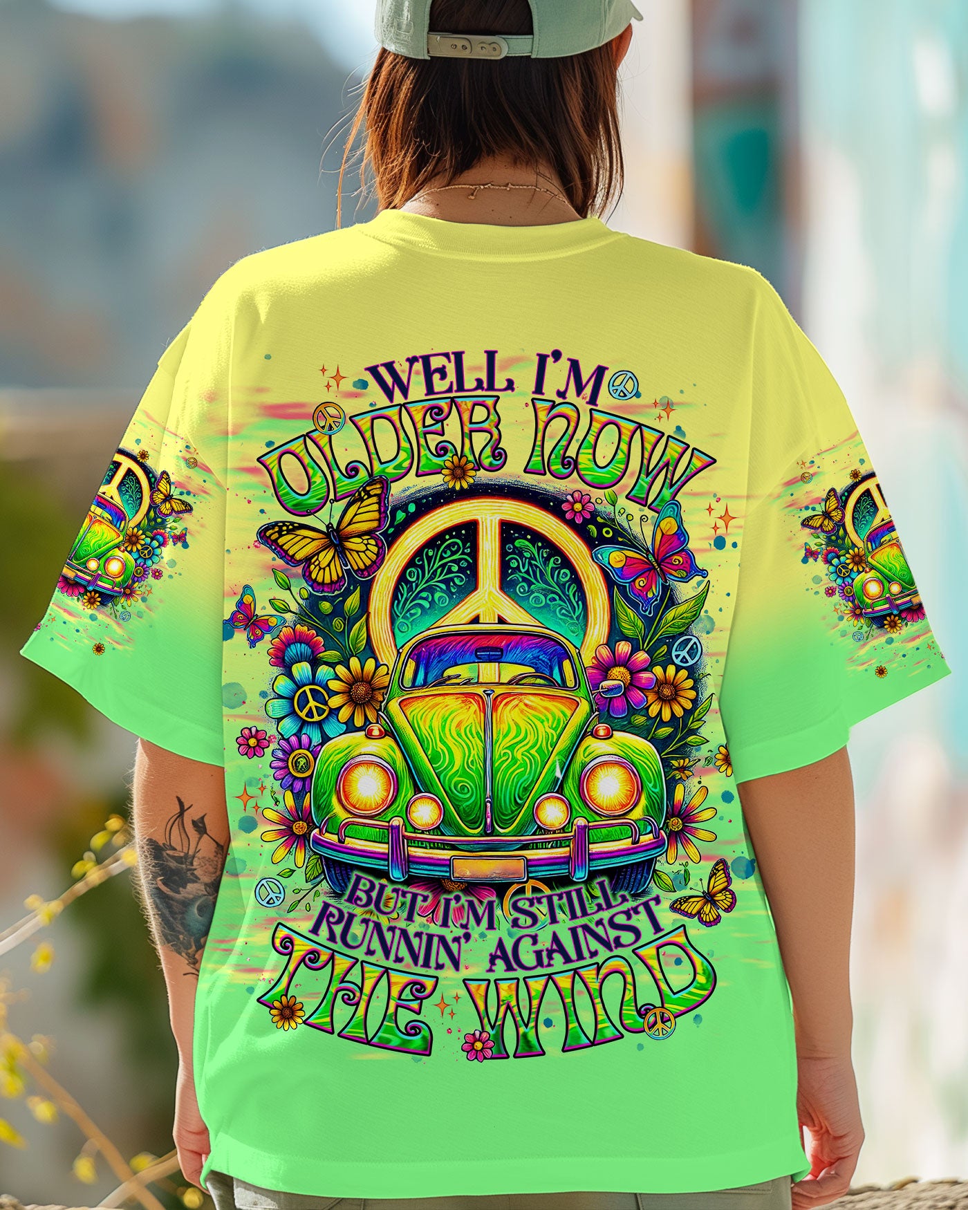 RUNNING AGAINST THE WIND CAR ALL OVER PRINT - TLNT1003252