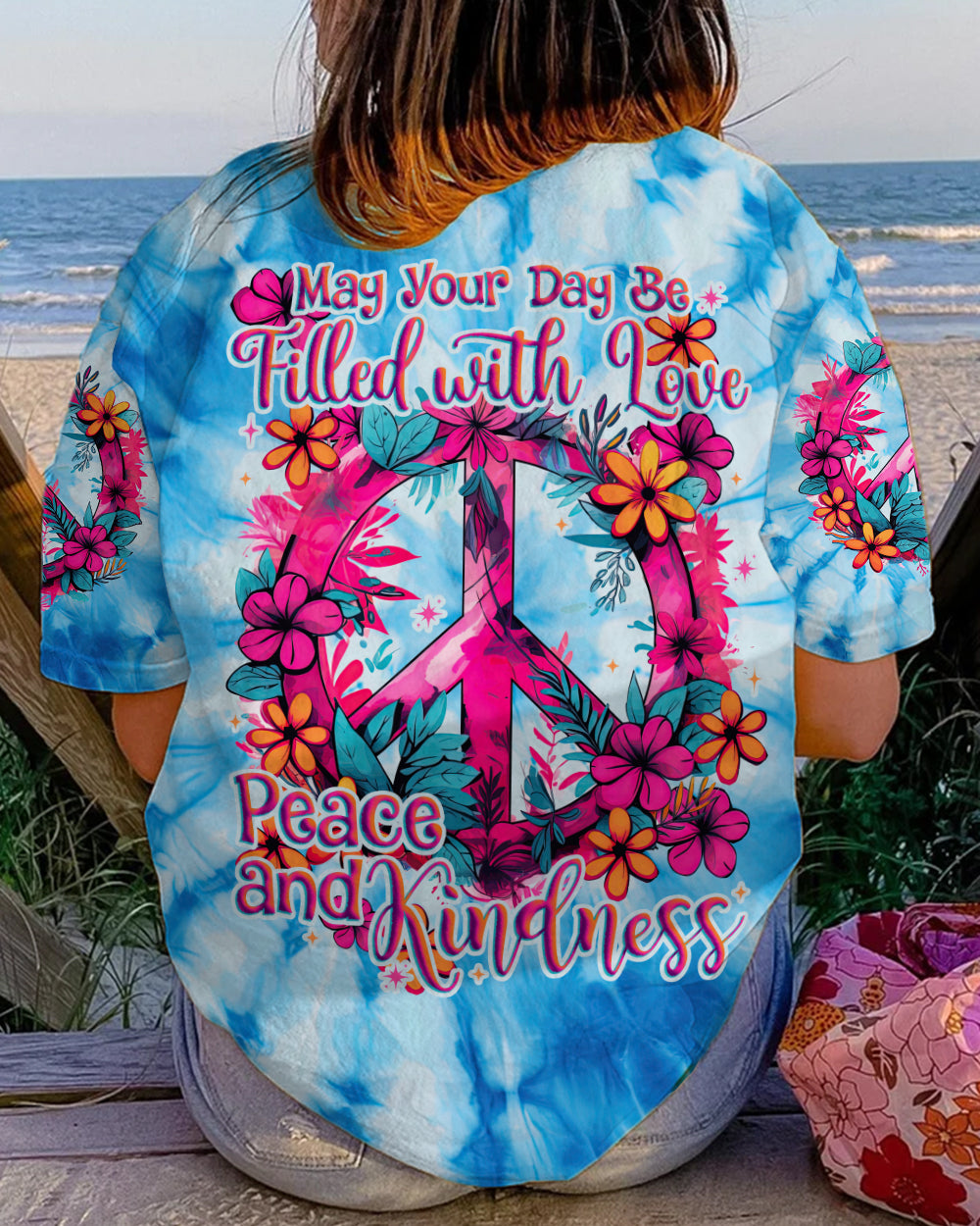 YOUR DAY BE FILLED WITH LOVE TIE DYE ALL OVER PRINT - TYTD2208233