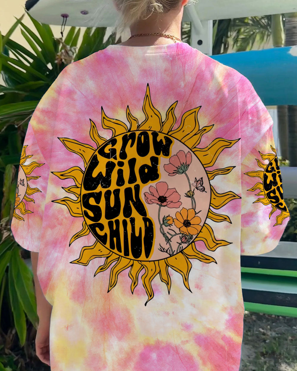 GROW WILD SUN CHILD TIE DYE ALL OVER PRINT - TLNT2806231