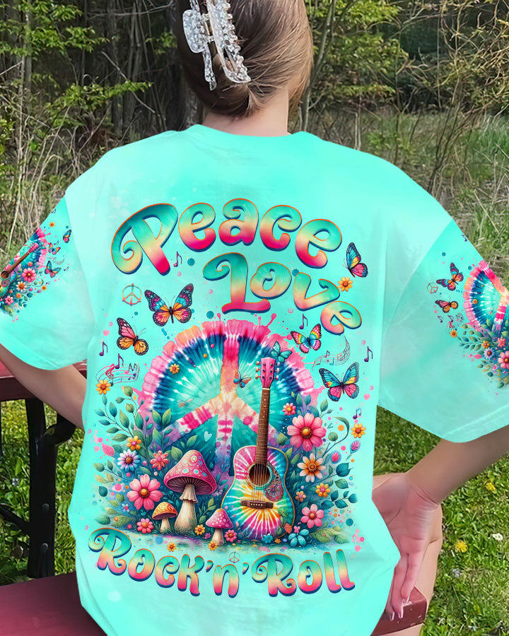 PEACE LOVE ROCK'N ROLL ALL OVER PRINT - TLTW0406244
