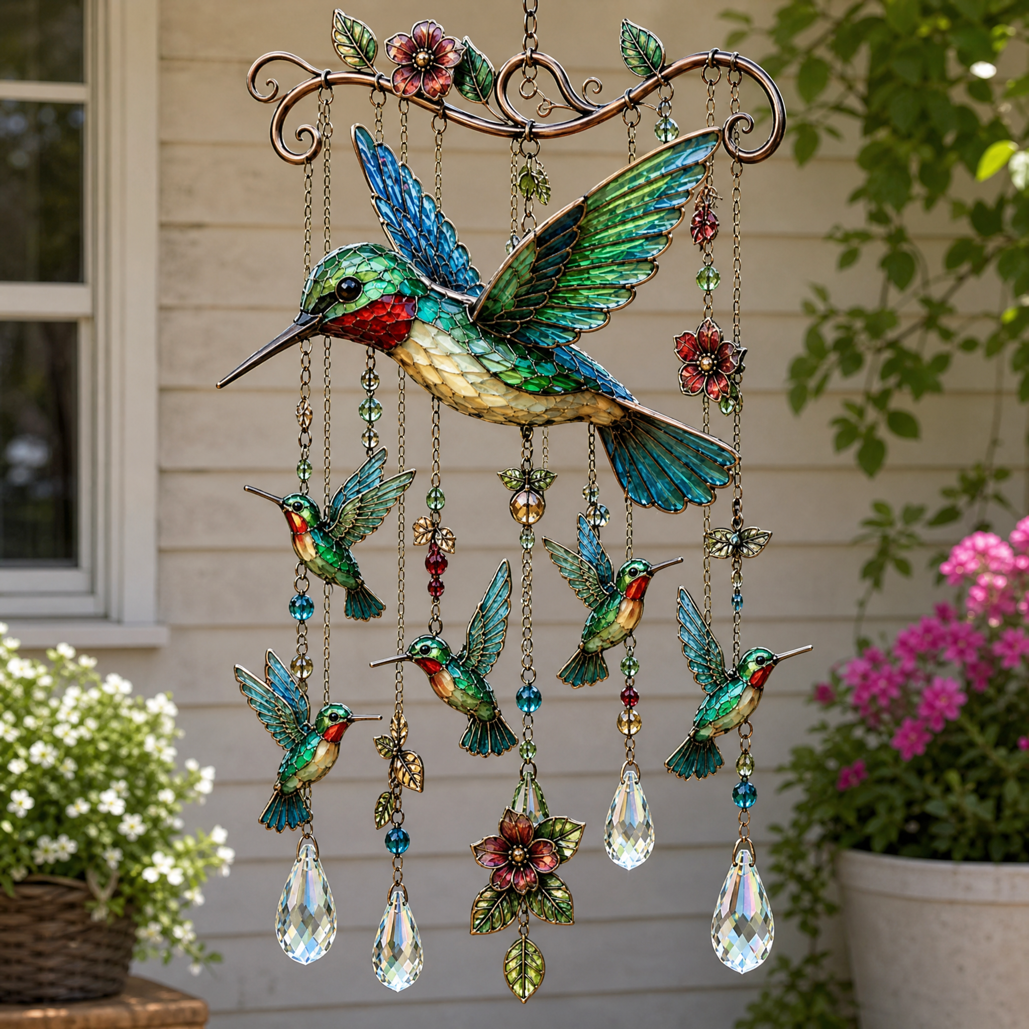 🐦🐦🎐Last Day 49% OFF - 🐦🎐Graceful Hummingbird Wind Chime