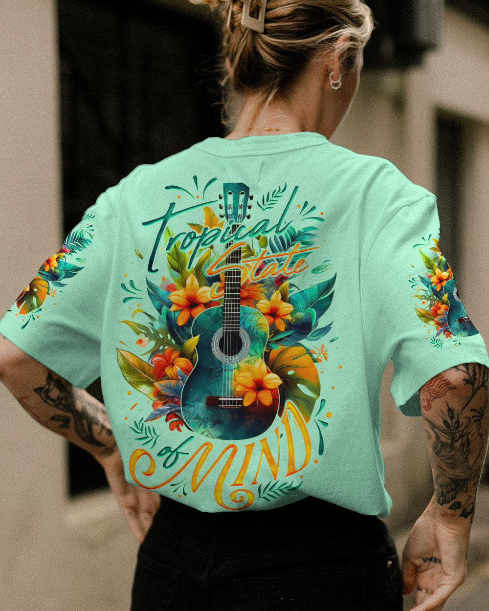 TROPICAL STATE OF MIND GUITAR ALL OVER PRINT - TLNO0806231